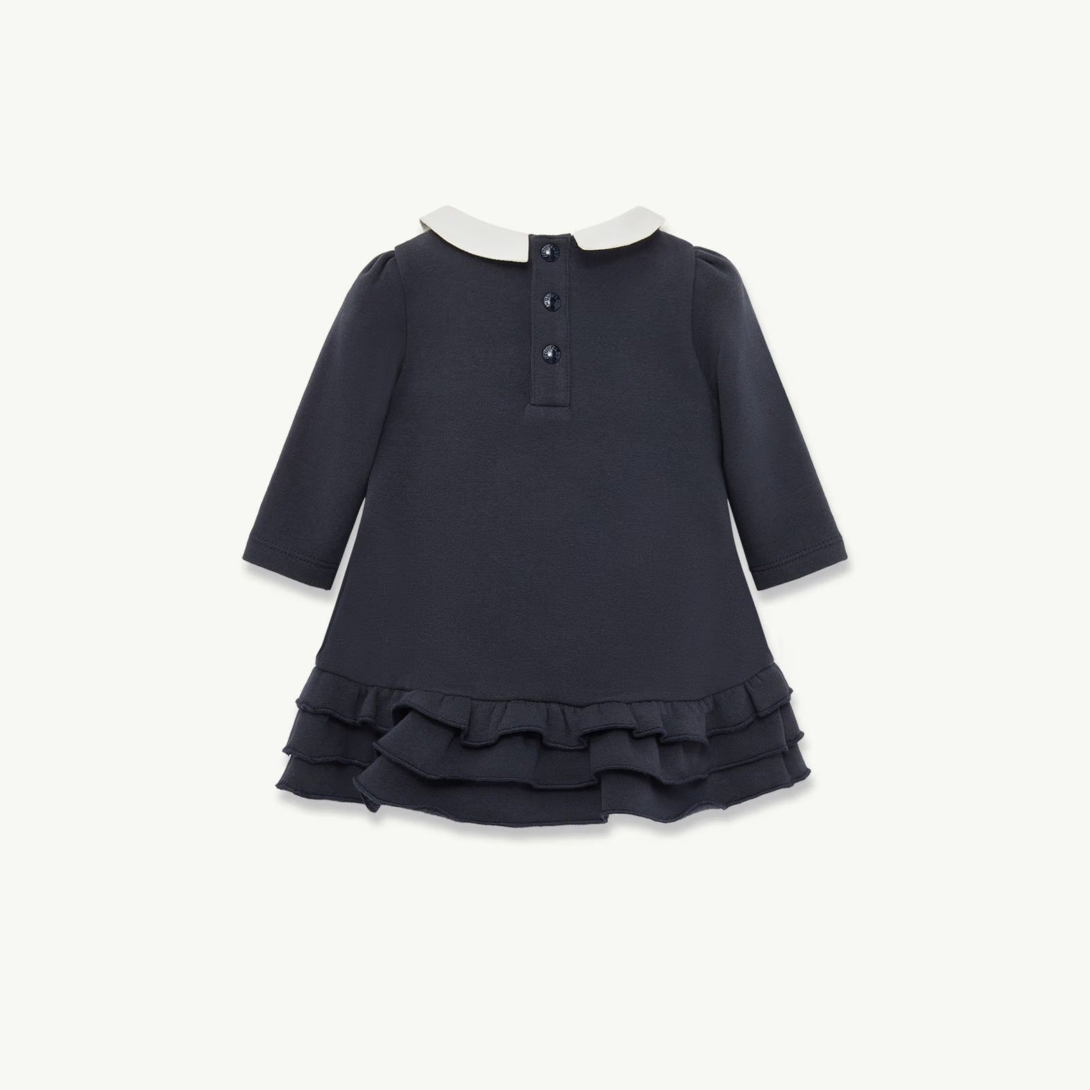 Baby Girls Navy Cotton Dress