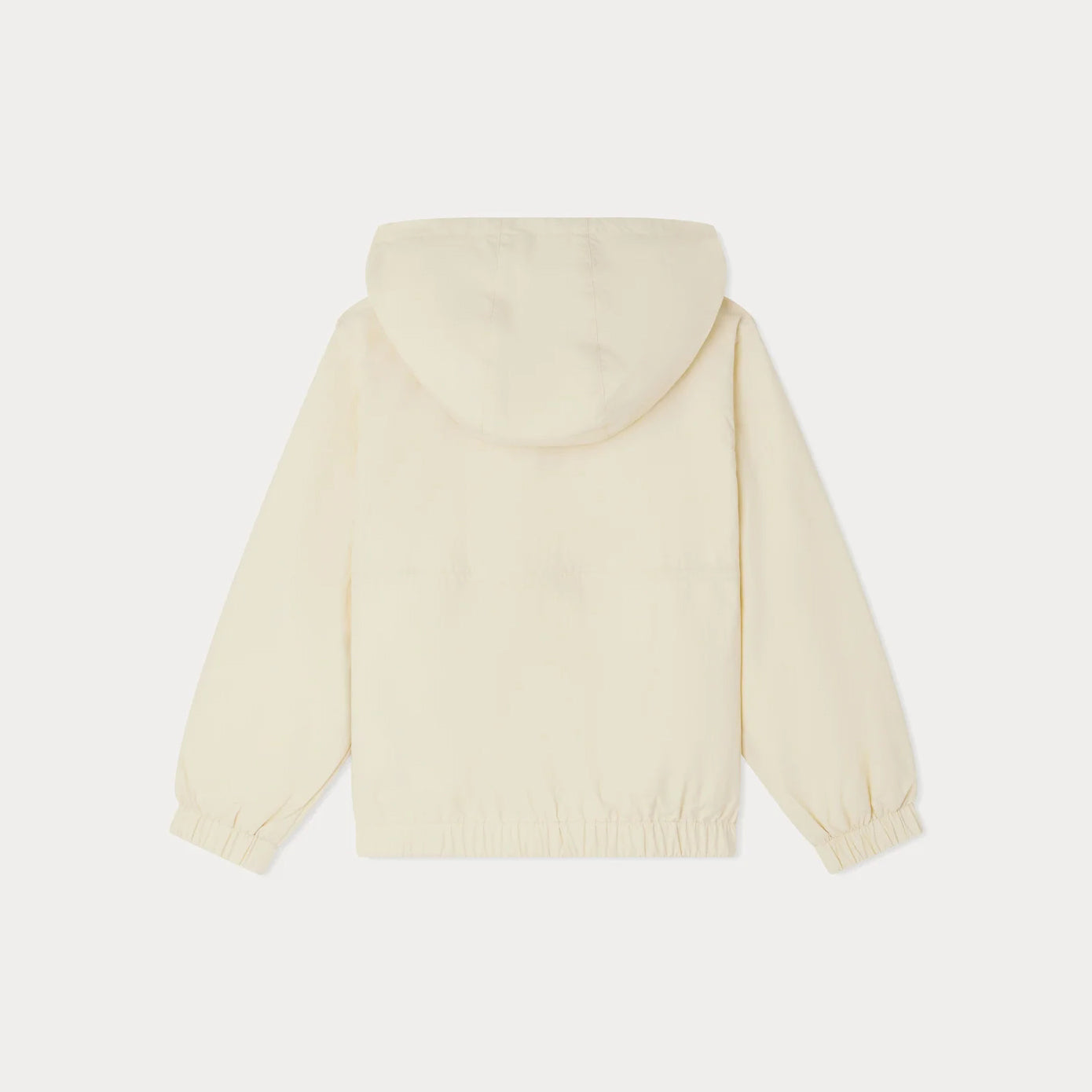 Girls Pale Yellow Zip-Up Jacket