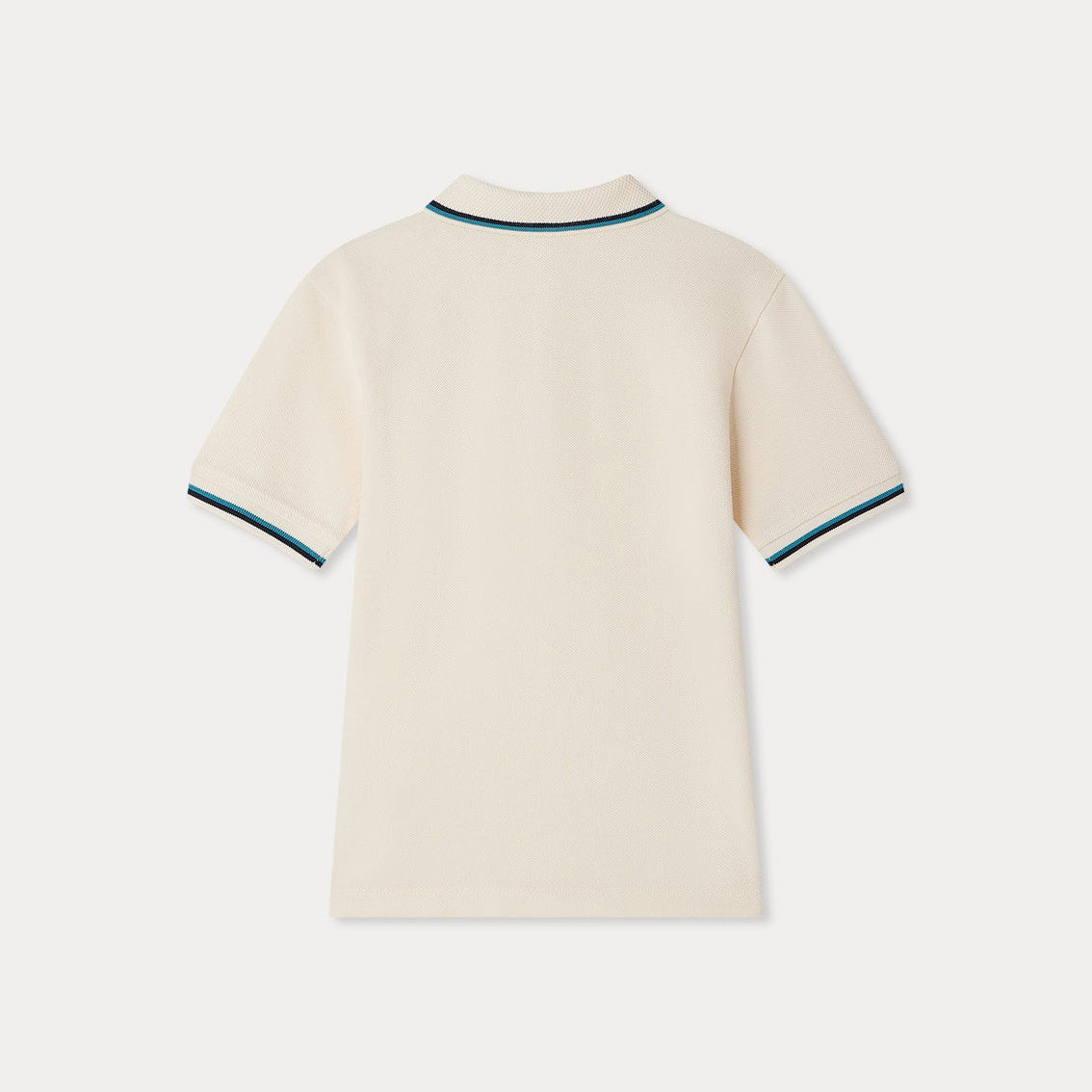 Boys Ivory Cotton Polo Shirt
