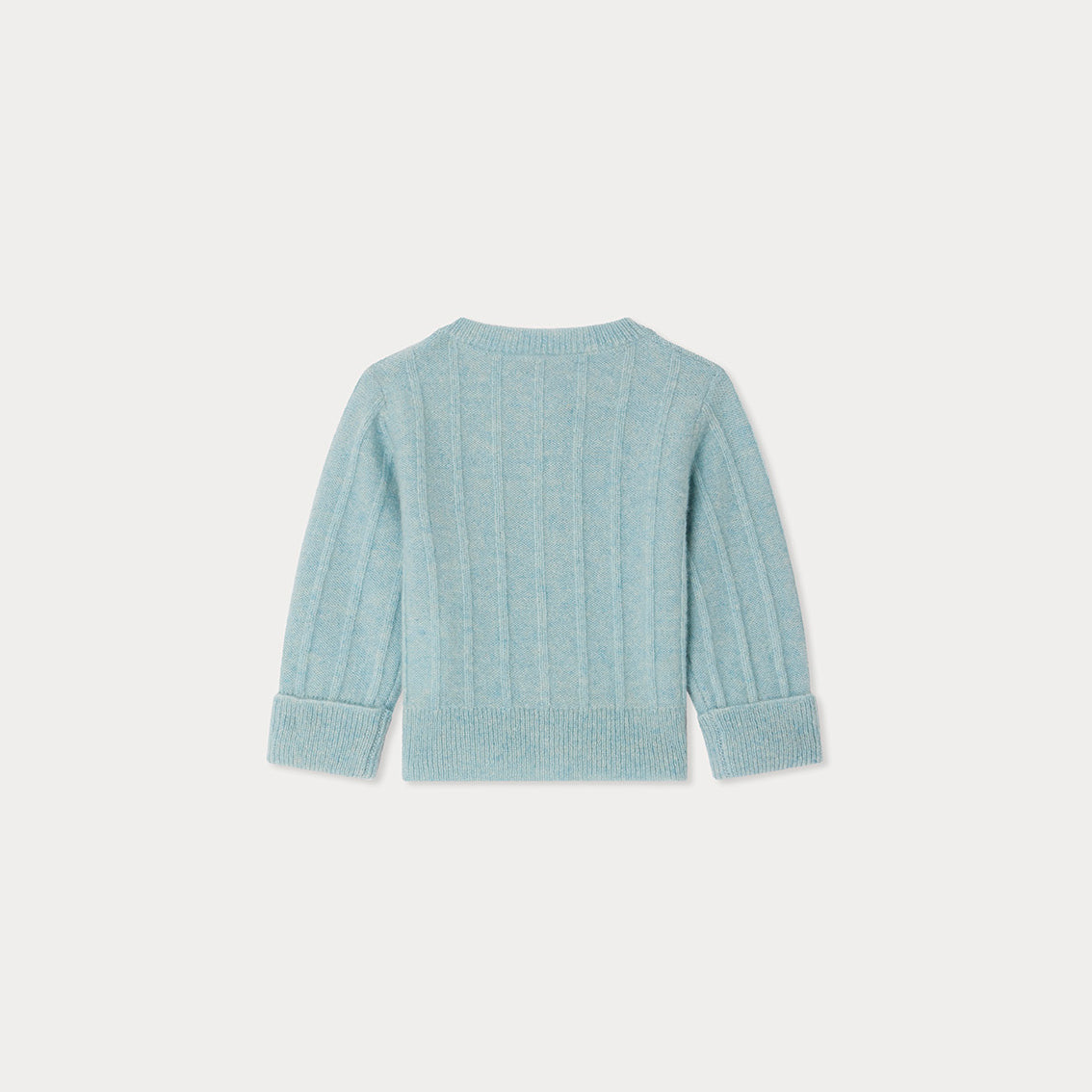 Baby Boys Light Blue Cashmere Cardigan