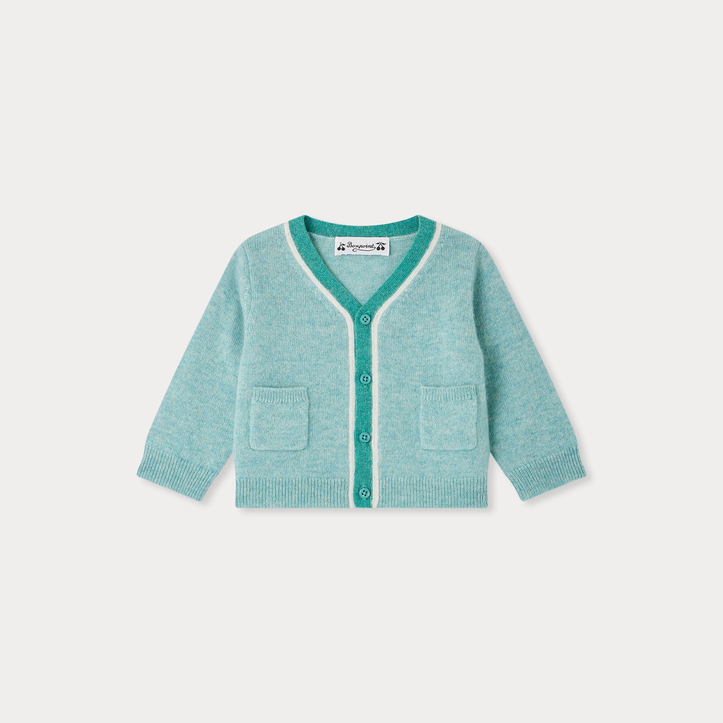 Baby Boys Emerald Cashmere Cardigan