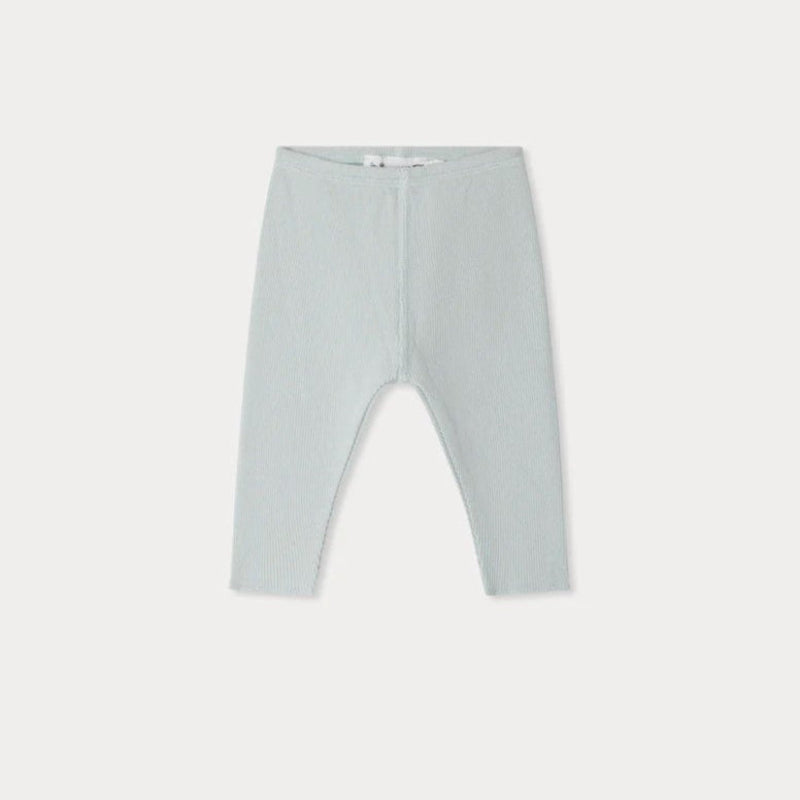 Baby Boys & Girls Light Blue Cotton Trousers