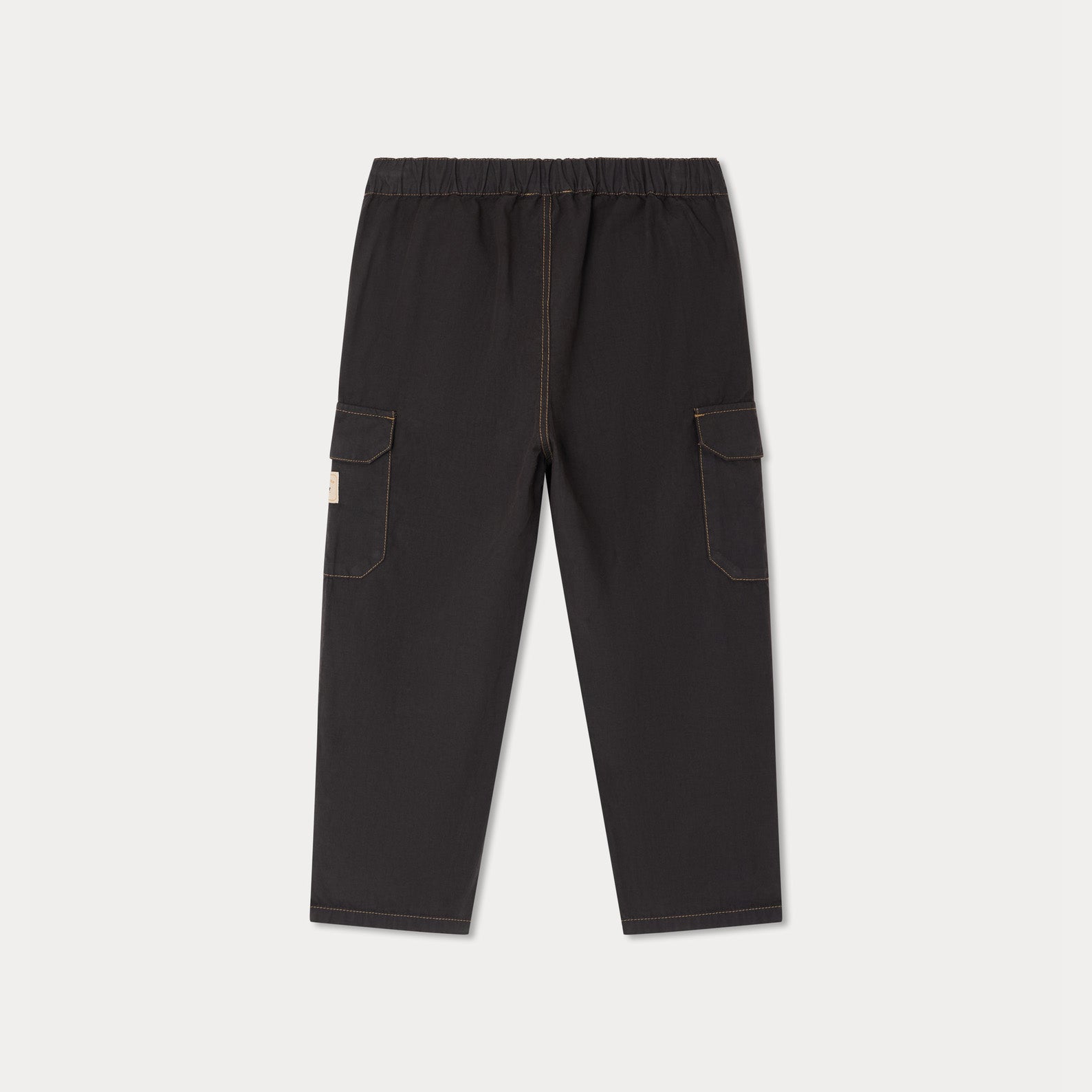 Boys Black Cotton Trousers