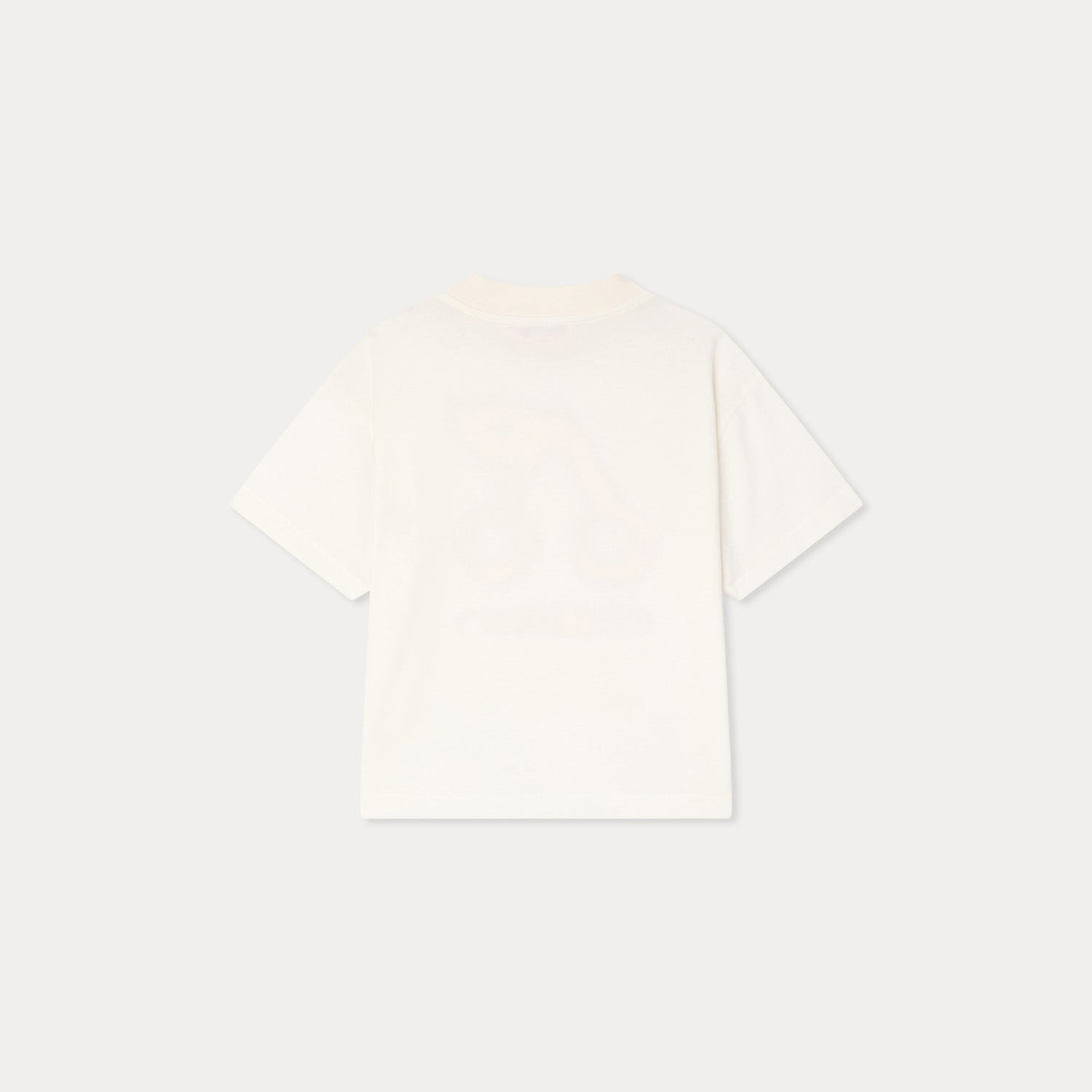Girls White Logo Cotton T-Shirt