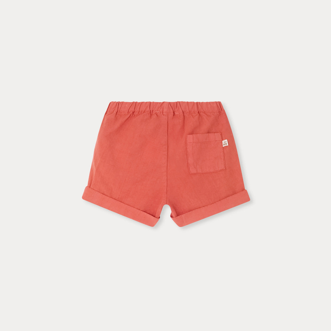 Baby Boys & Girls Orange Pink Cotton Shorts