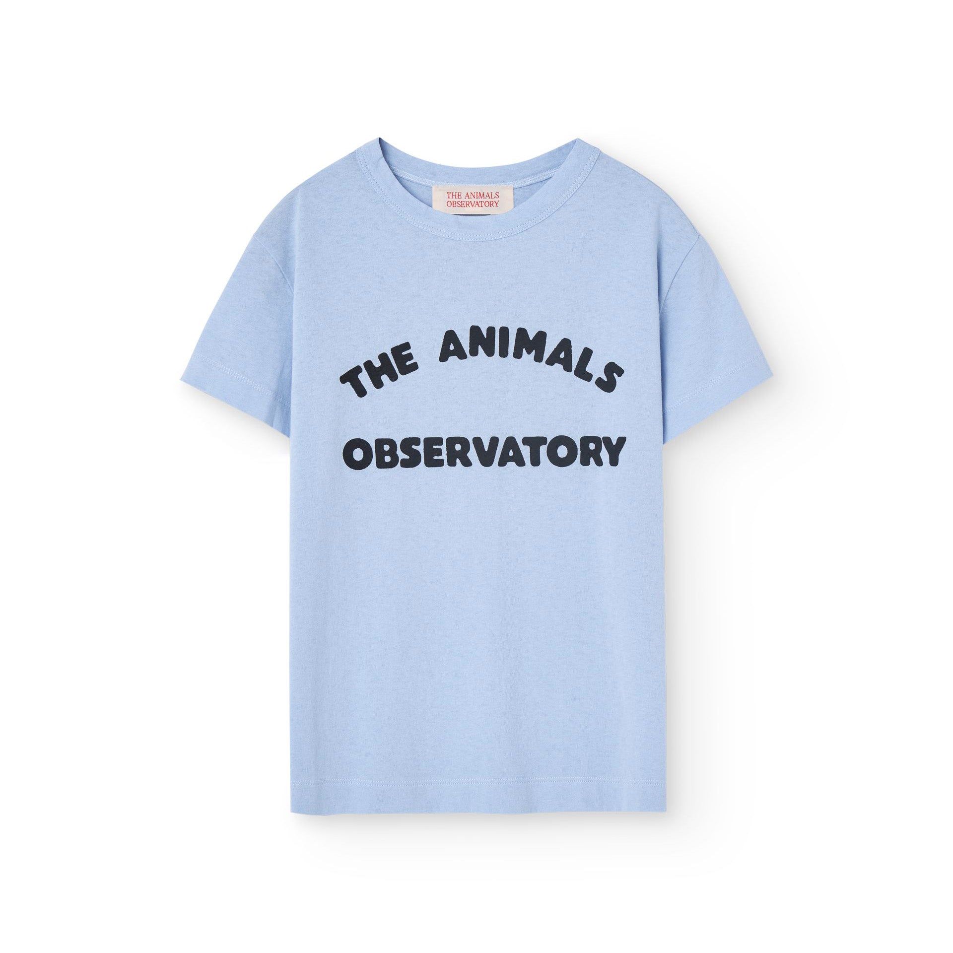 Boys & Girls Blue Logo Cotton T-Shirt