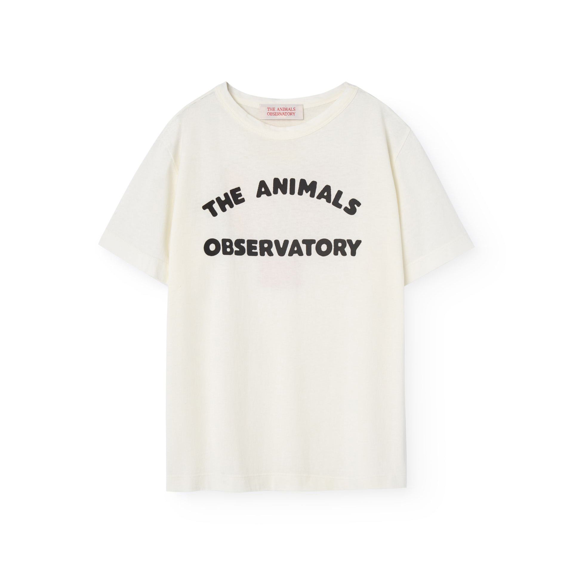 Boys & Girls White Printed Cotton T-Shirt