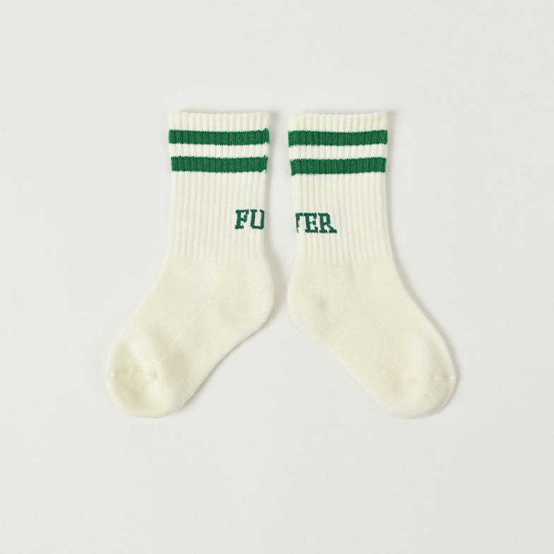 Boys & Girls Green Stripes Cotton Socks