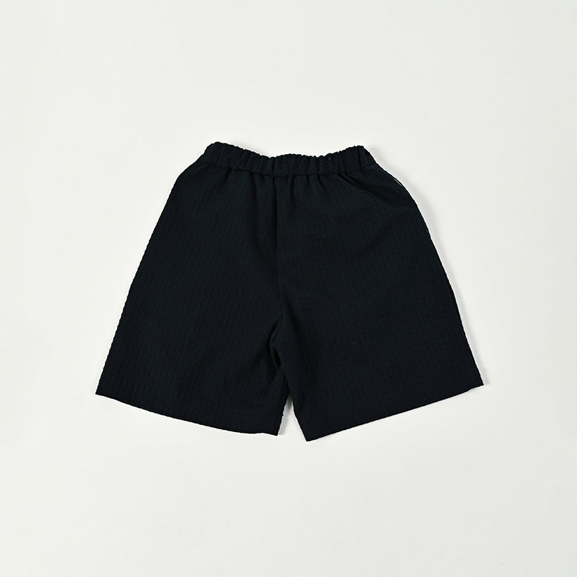 Boys & Girls Navy Cotton Shorts