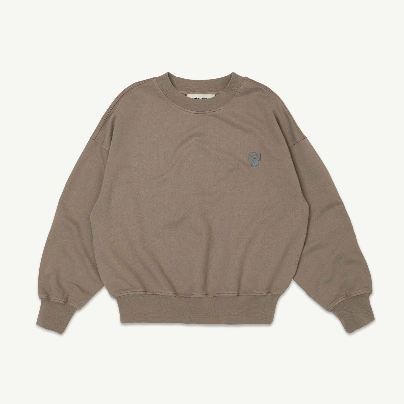 Boys & Girls Brown Cotton Sweatshirt