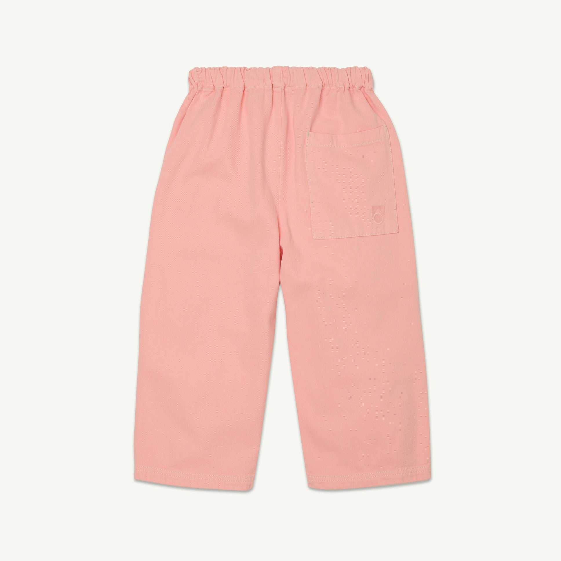 Girls Pink Cotton Trousers