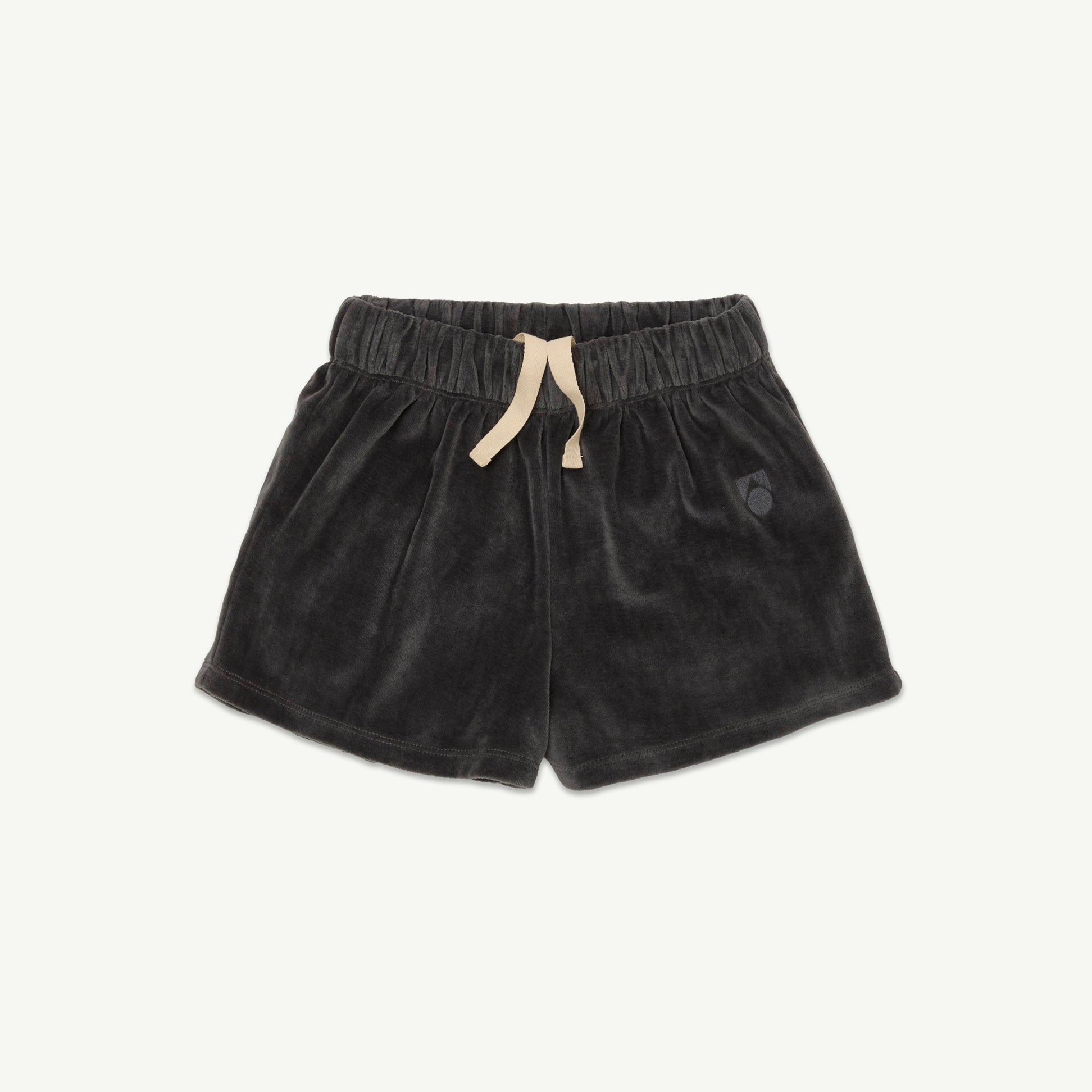 Boys & Girls Black Cotton Shorts