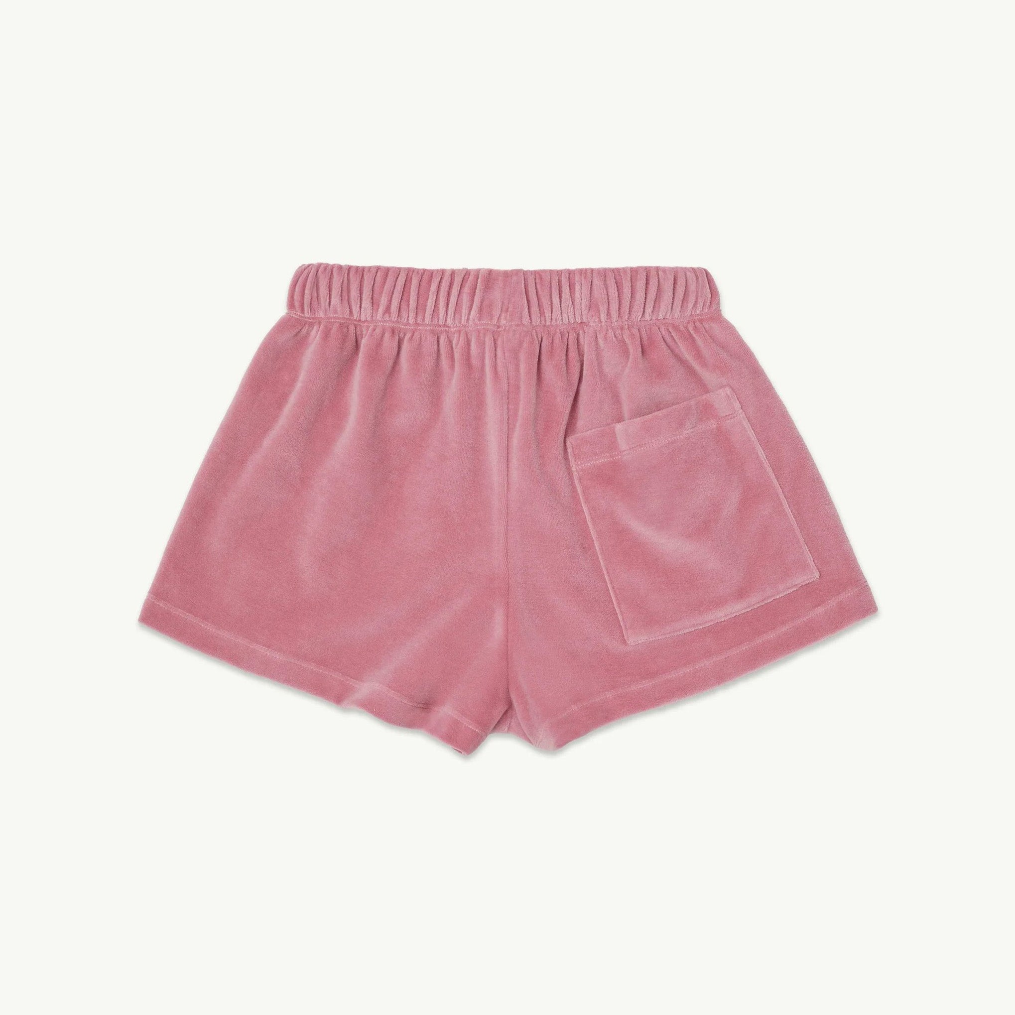 Boys & Girls Pink Velvet Shorts