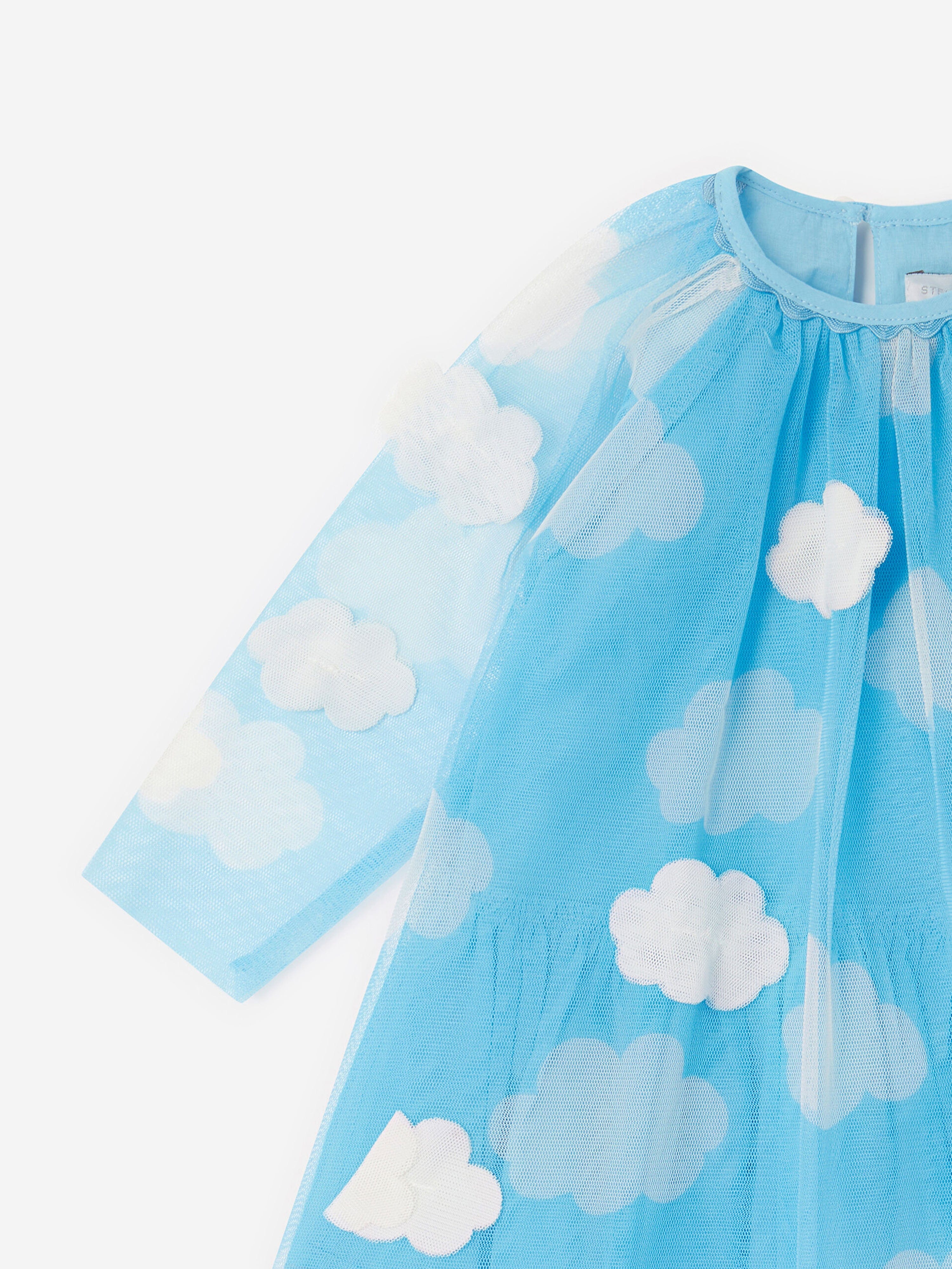 Stella McCartney Baby Girls Cloud Dress in Blue
