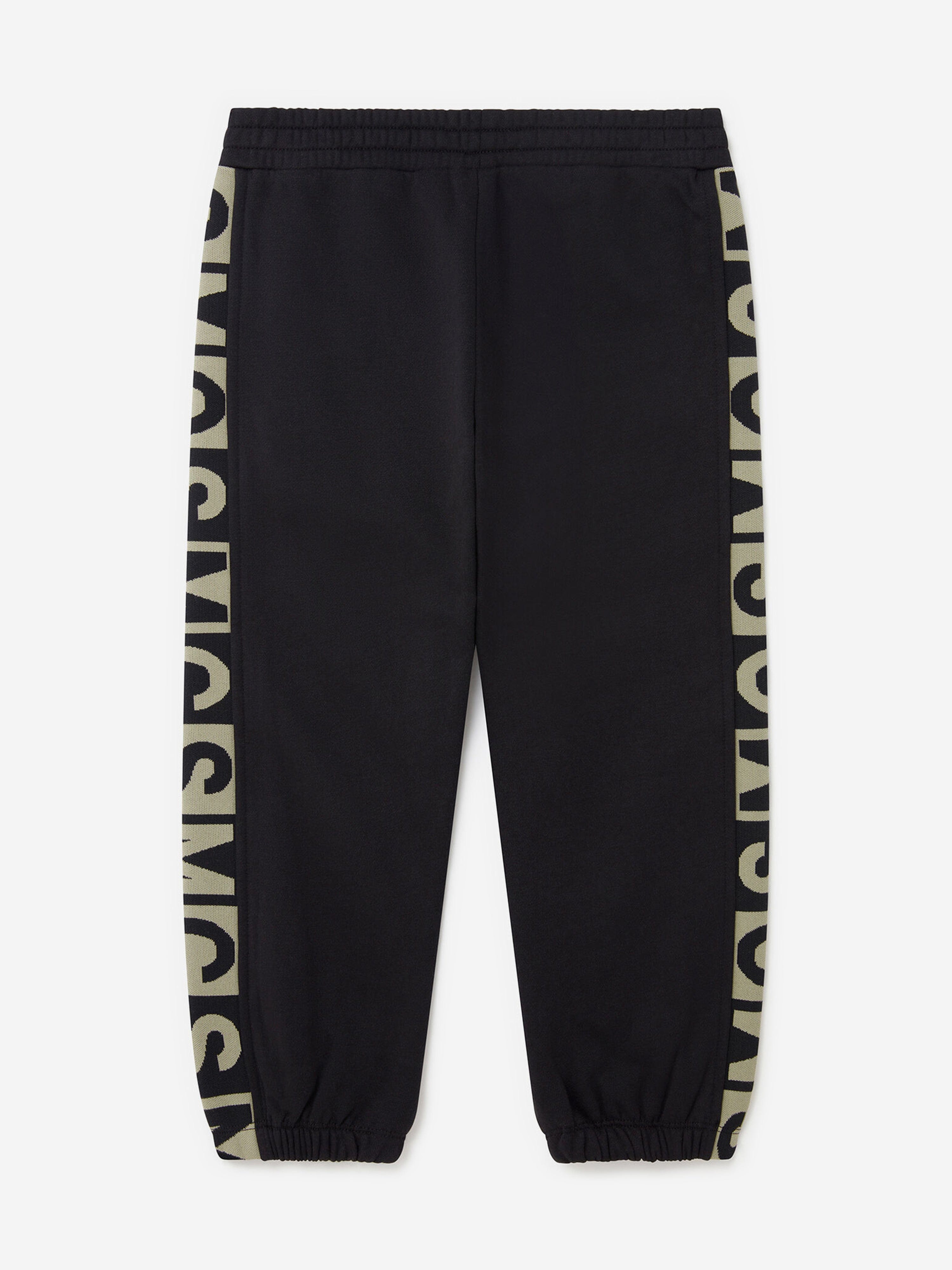 Stella McCartney Boys Logo Block Joggers in Black
