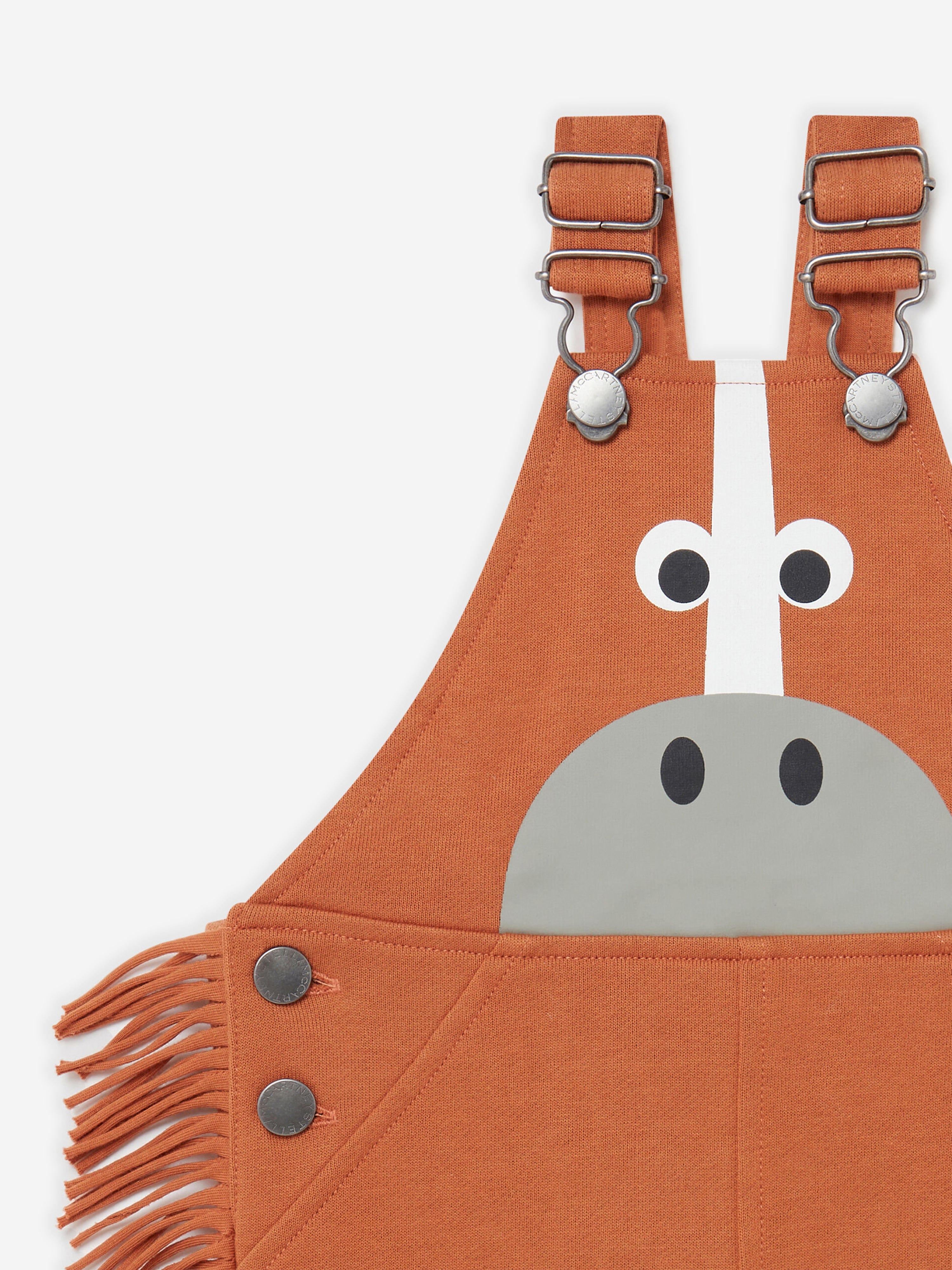 Stella McCartney Baby Horse Dungarees in Brown
