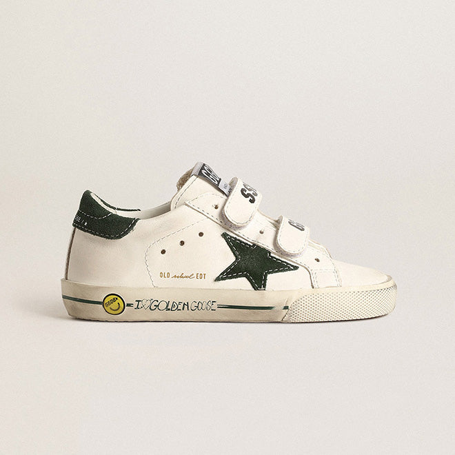 Boys & Girls Green Star Shoes
