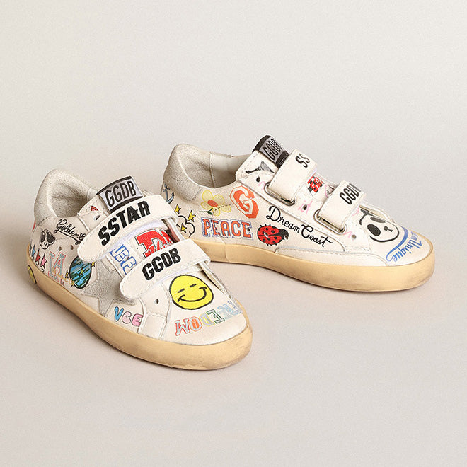 Boys & Girls Multicolor Pattern Shoes