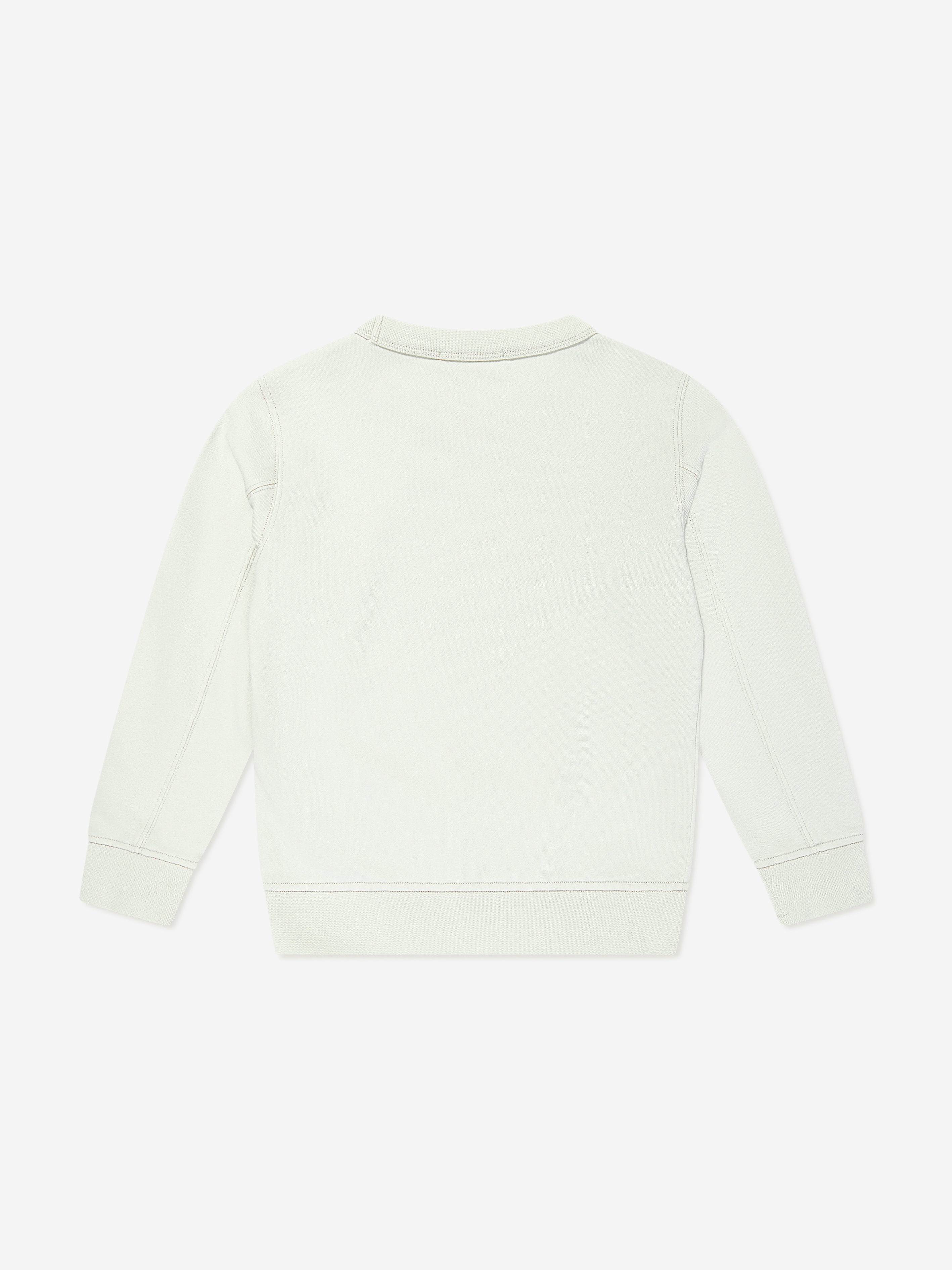 Boys Compass Logo Sweatshirt in Ivory