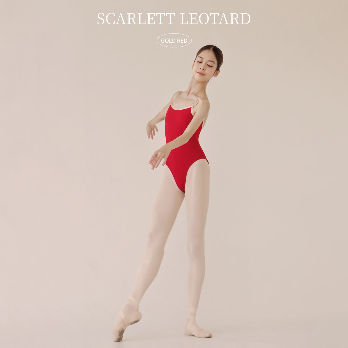 Scarlet Leotard Gold Red (Beige Line)/Gold Red