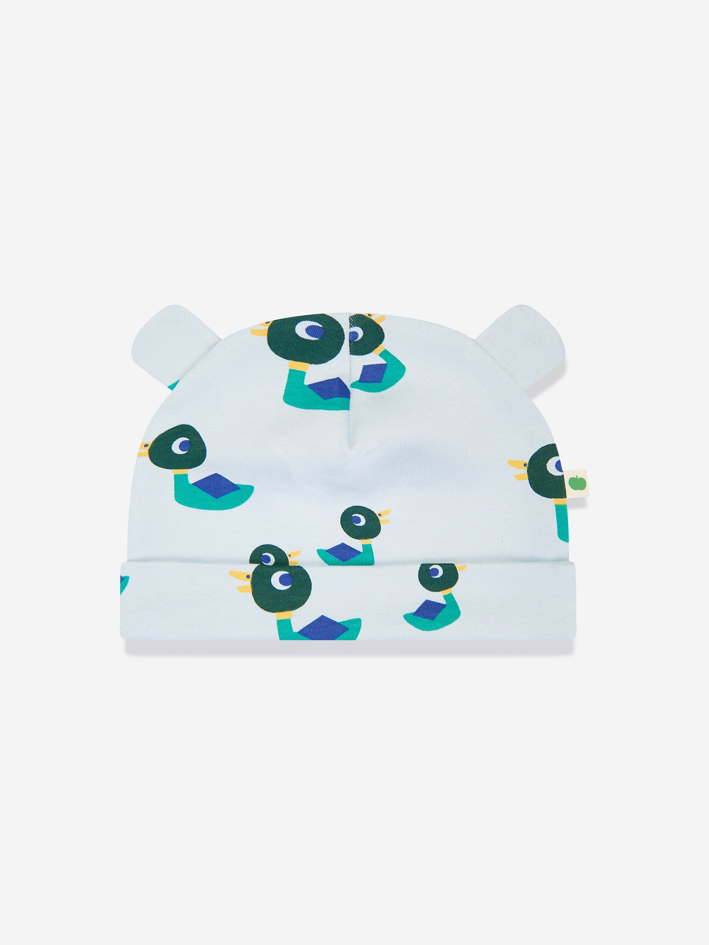 Baby Boys Ducks Babygrow and Hat Set in Blue