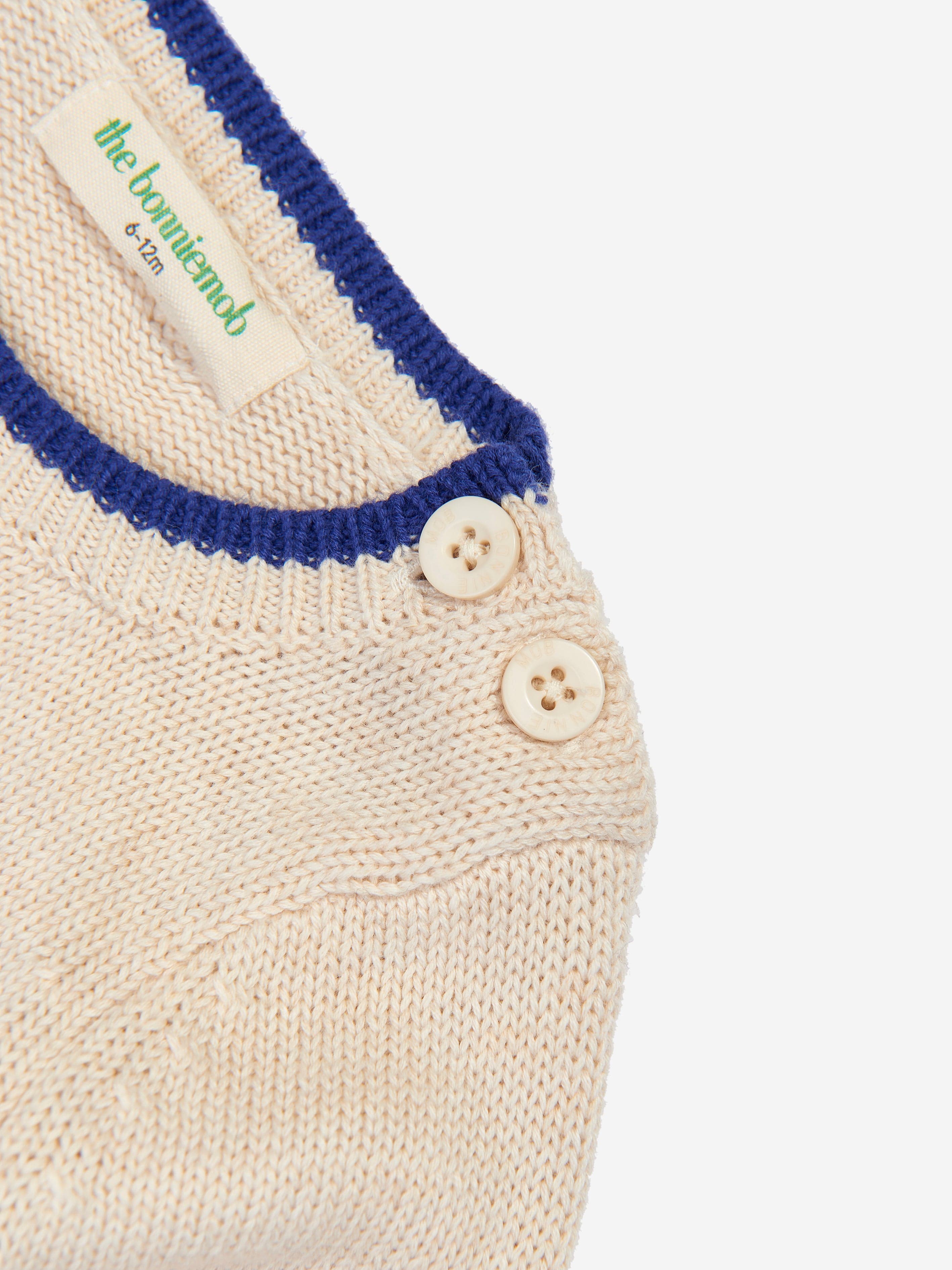 Boys Blackberry Knit Jumper in Ivory