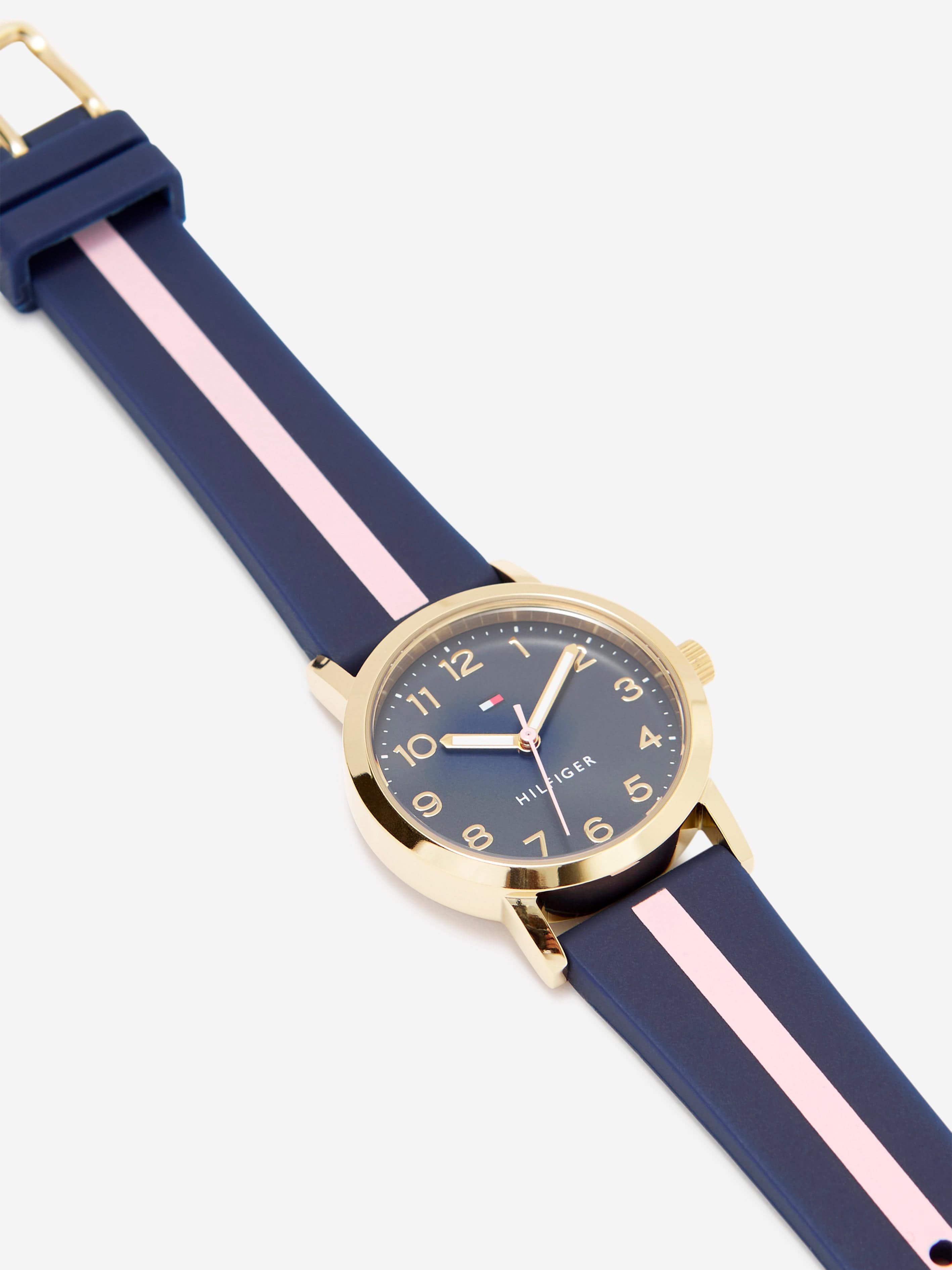 Tommy Hilfiger Girls Strap Watch in Navy (29.5mm)