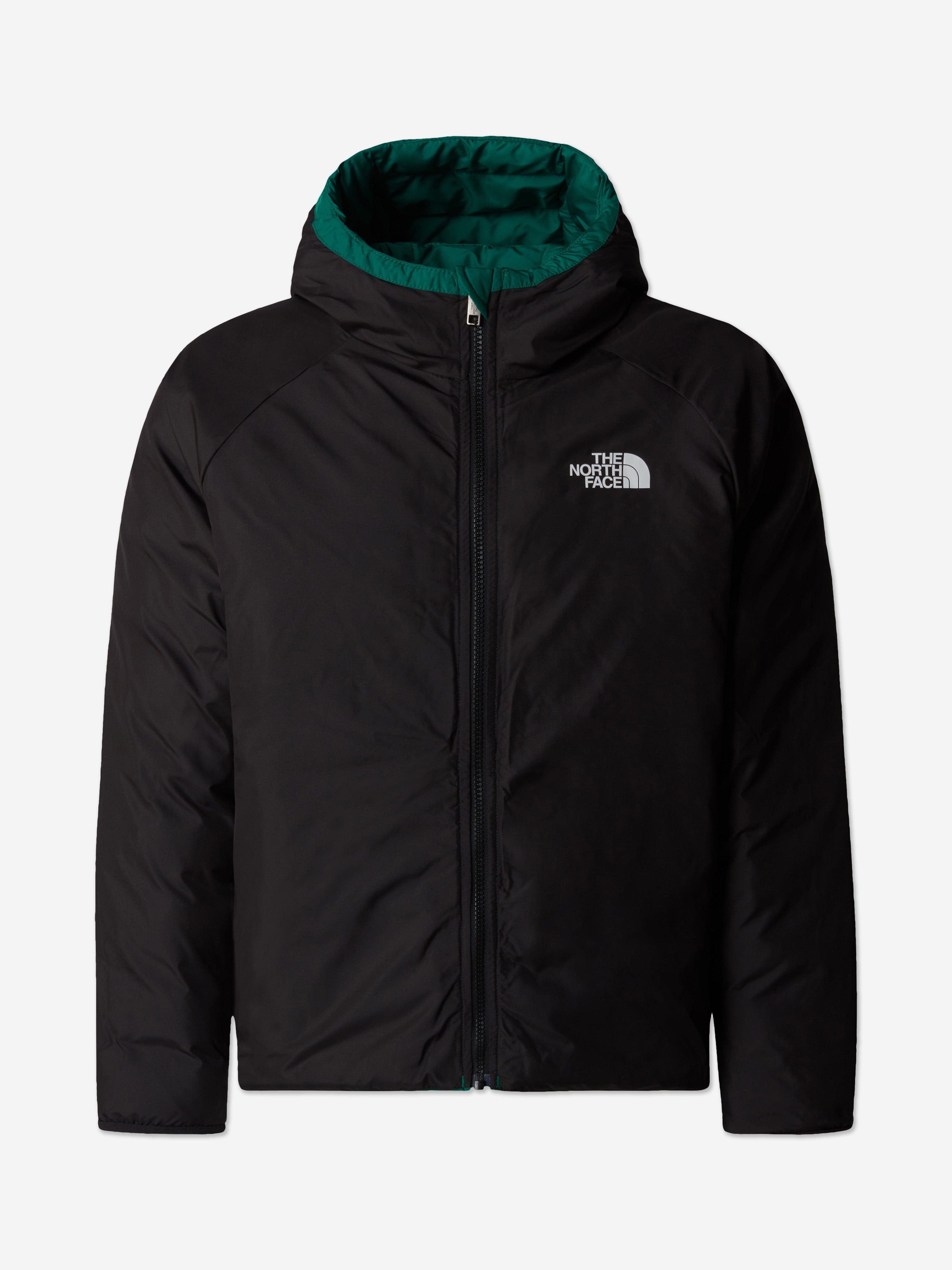 Boys Reversible Perrito Hooded Jacket in Green