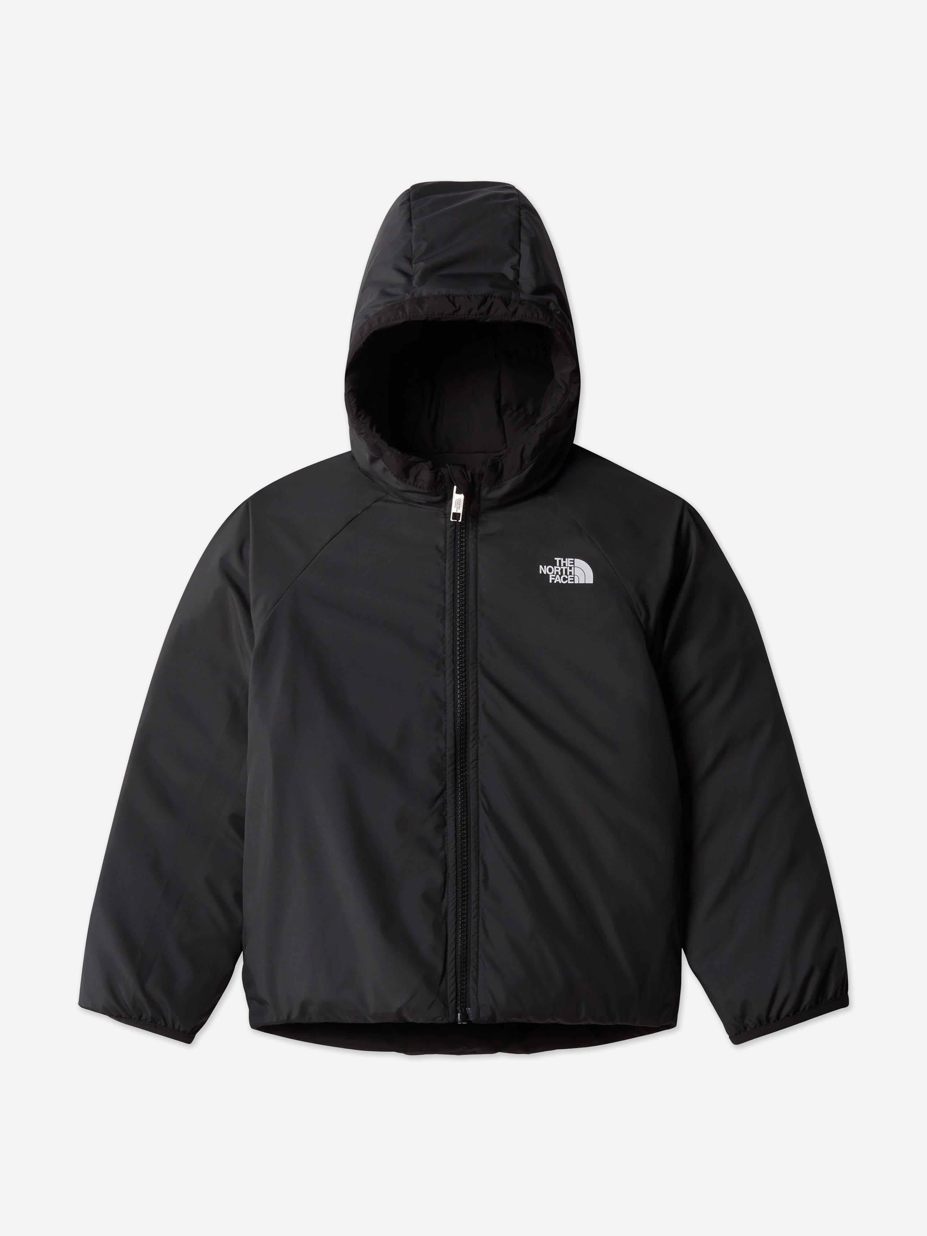 Boys Reversible Perrito Hooded Jacket in Black