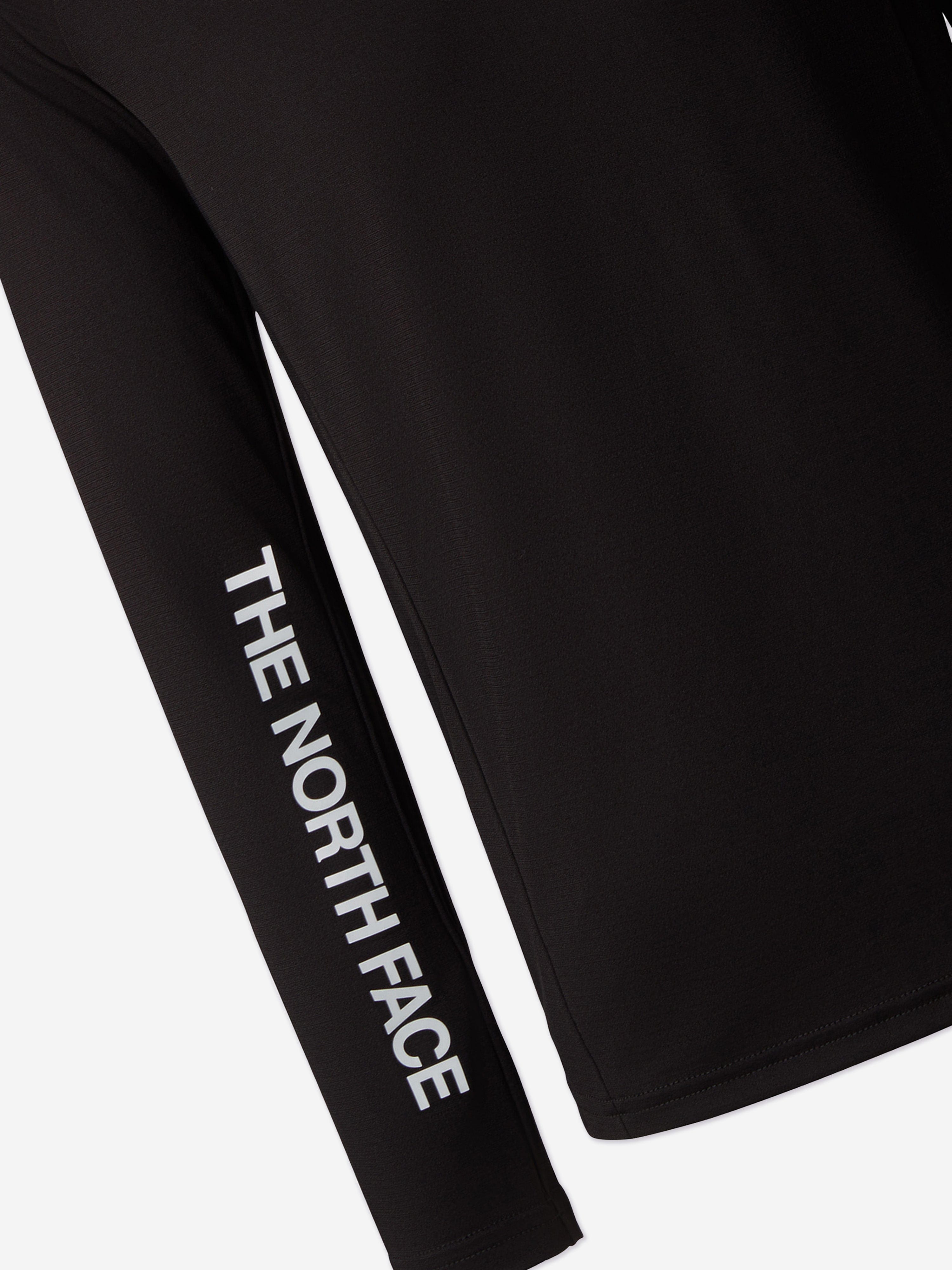 The North Face Kids Never Stop Long Sleeve T-Shirt in Black
