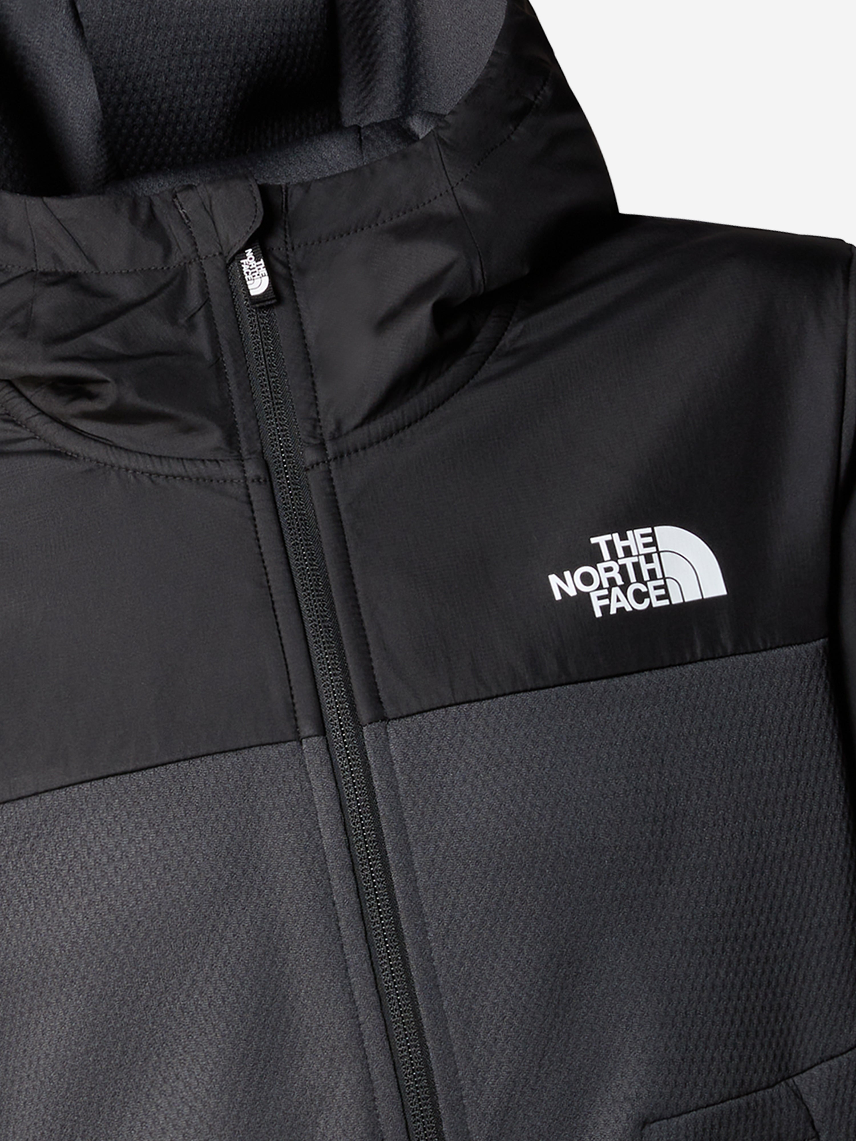 Boys Mountain Athletics Full Zip Hoodie in Black