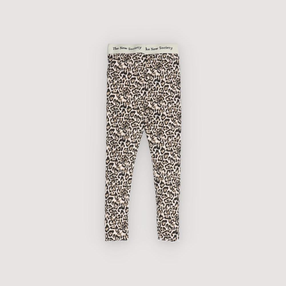 Girls Leopard Printed Cotton Leggings