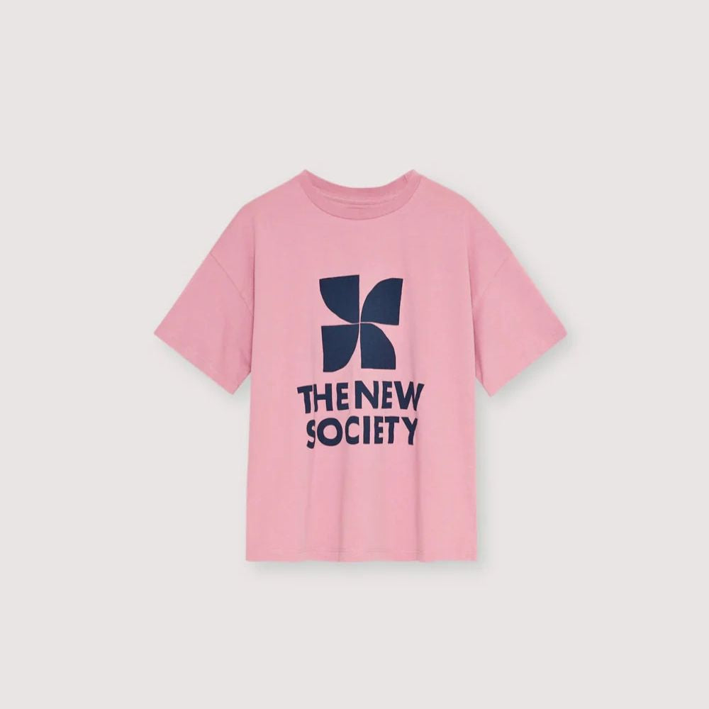Girls Pink Logo Cotton T-Shirt