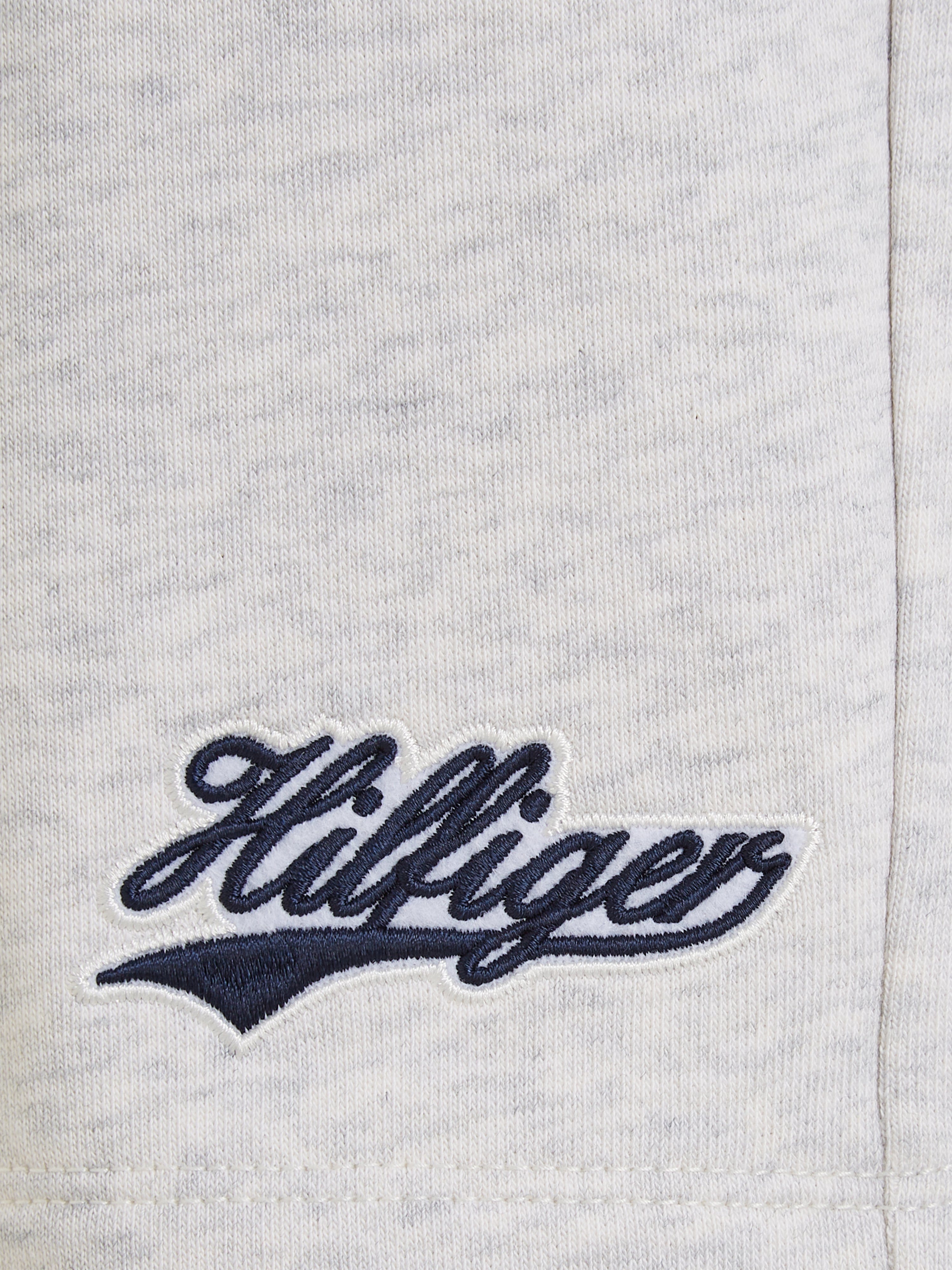 Tommy Hilfiger Boys Logo Script Shorts in Ivory