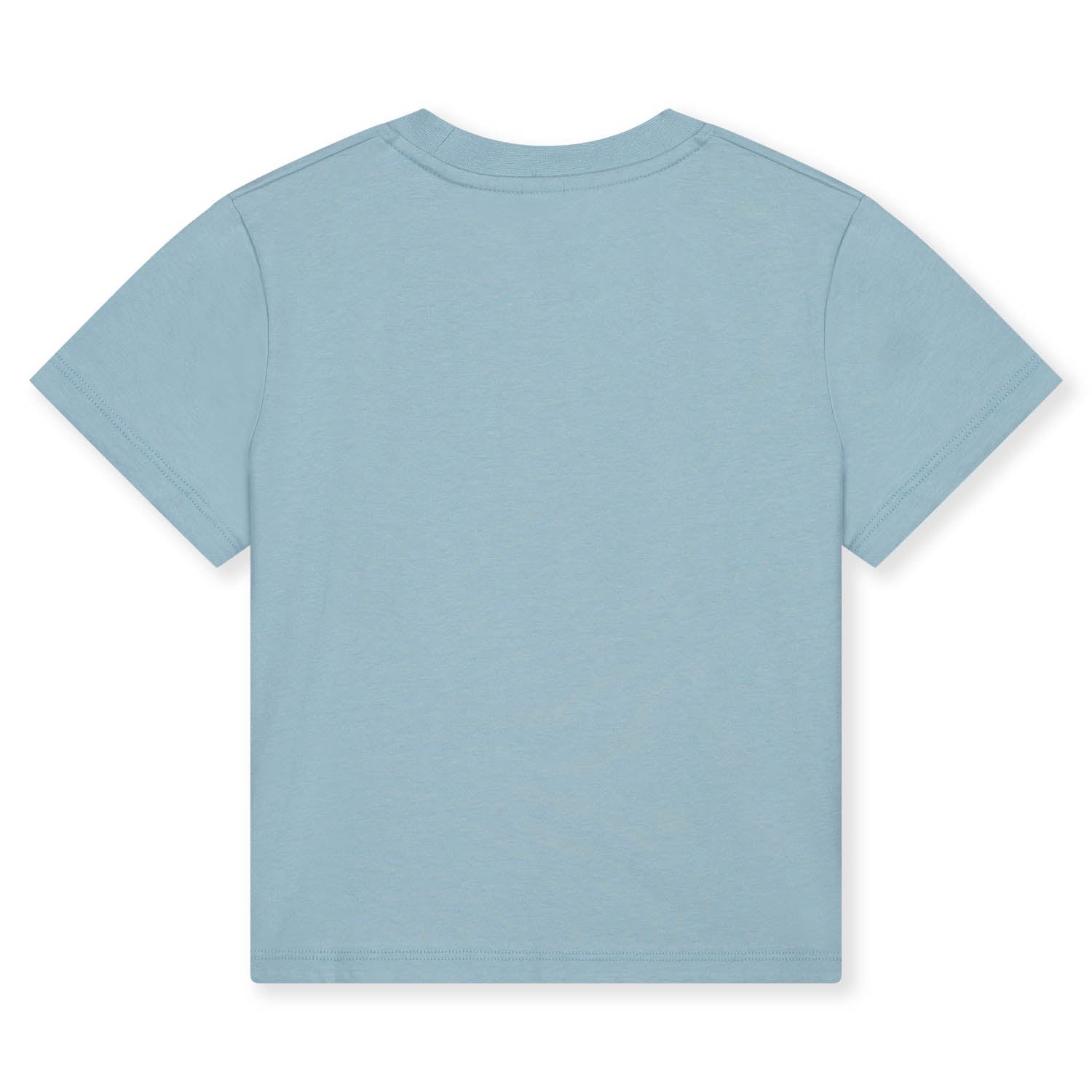 Boys & Girls Sky Blue Cotton T-Shirt