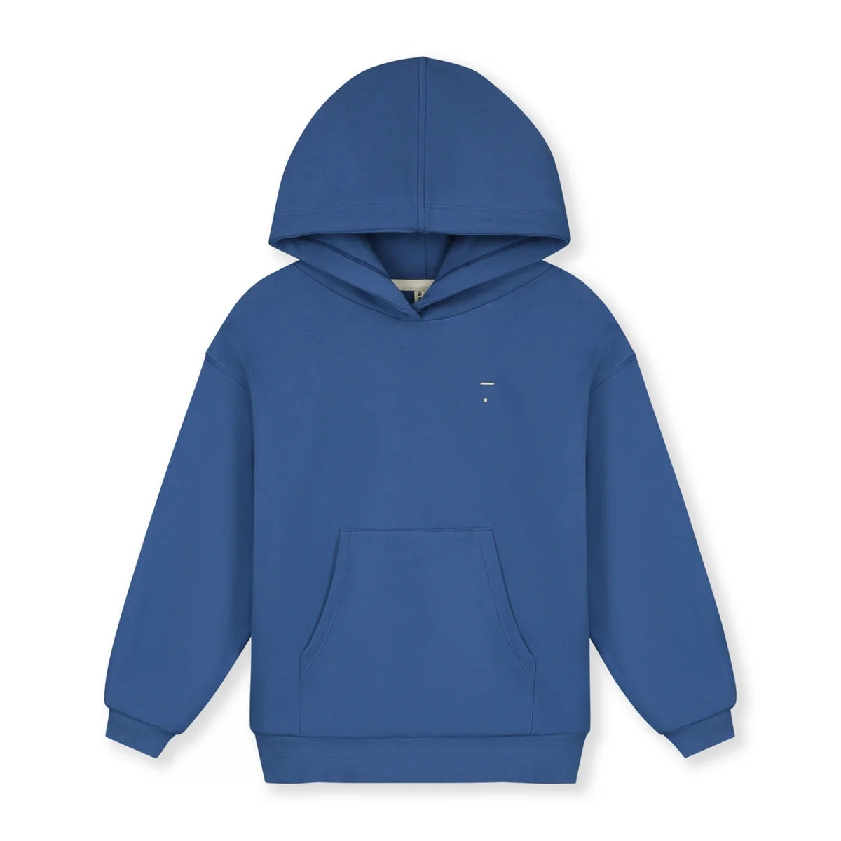 Boys & Girls Blue Hooded Cotton Sweatshirt