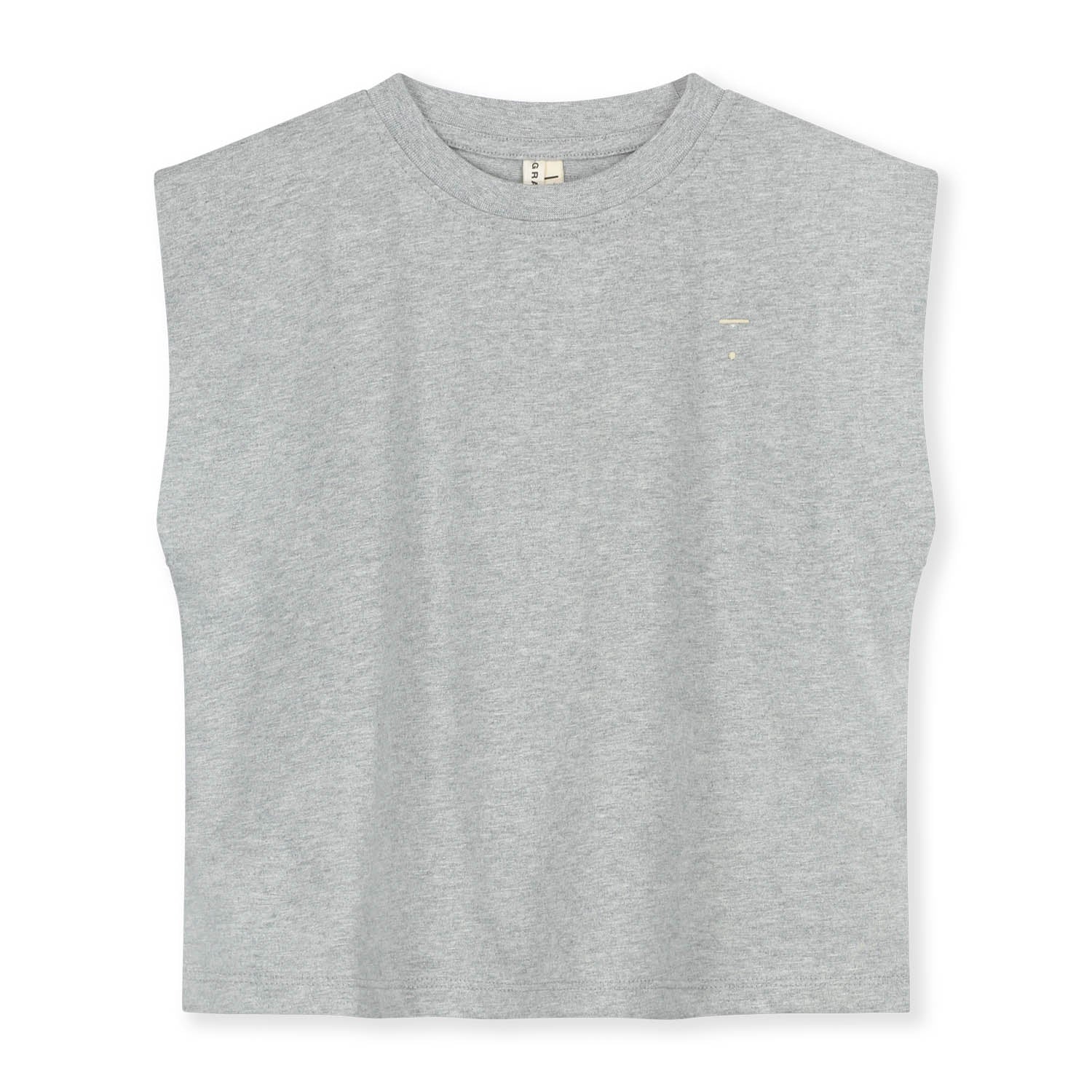 Boys & Girls Grey Cotton T-Shirt
