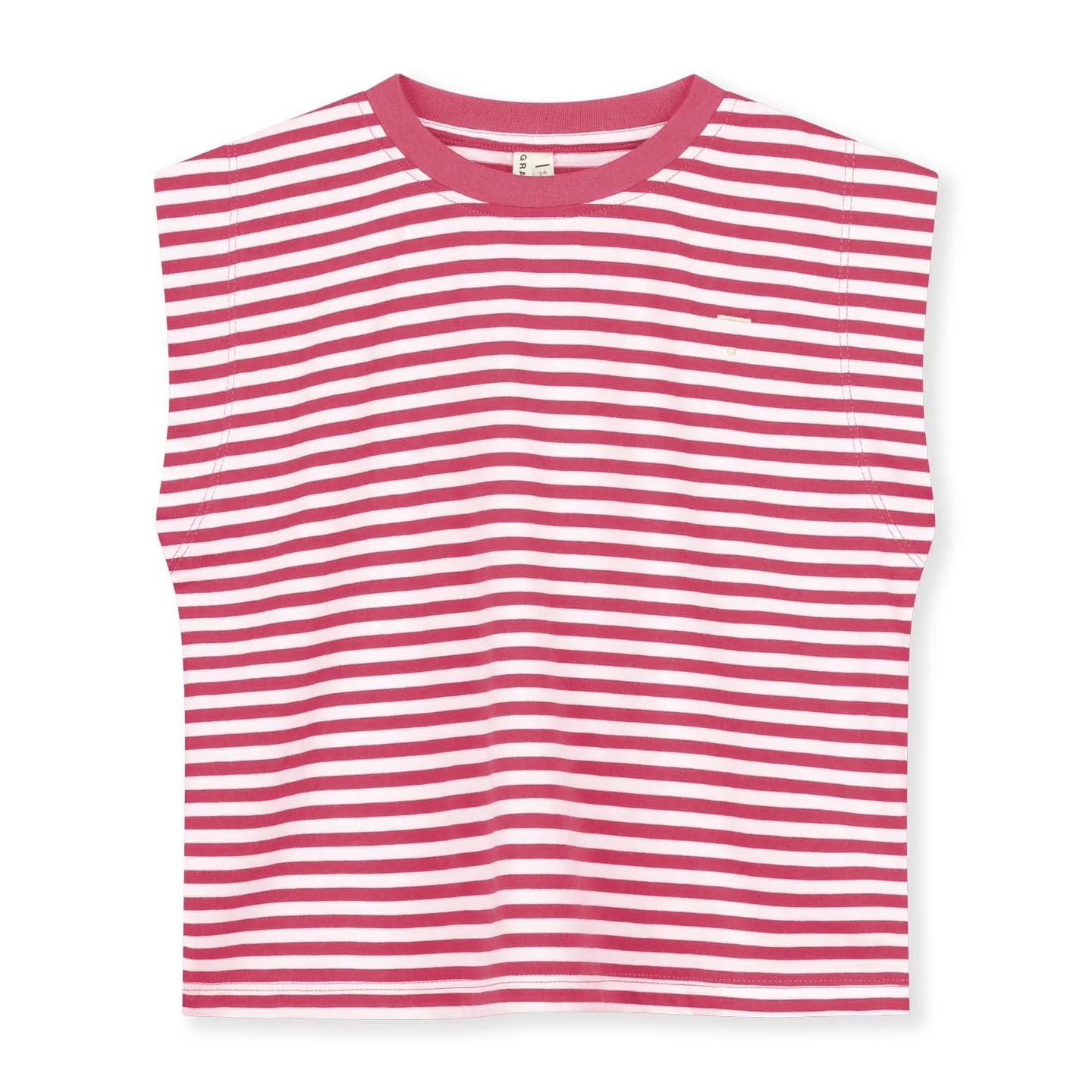 Boys & Girls Cherry Stripes Cotton T-Shirt