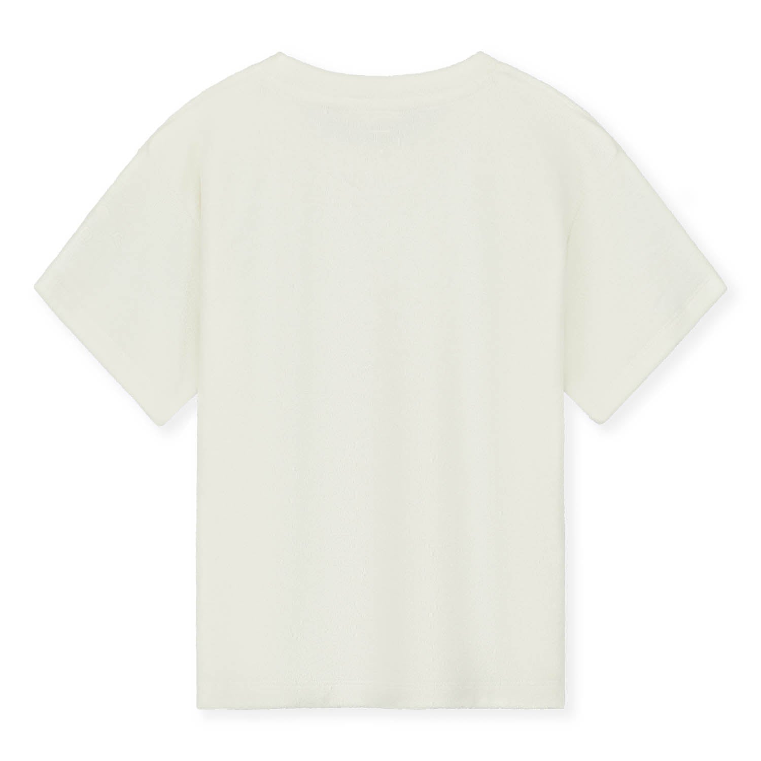 Boys & Girls White Cotton T-Shirt