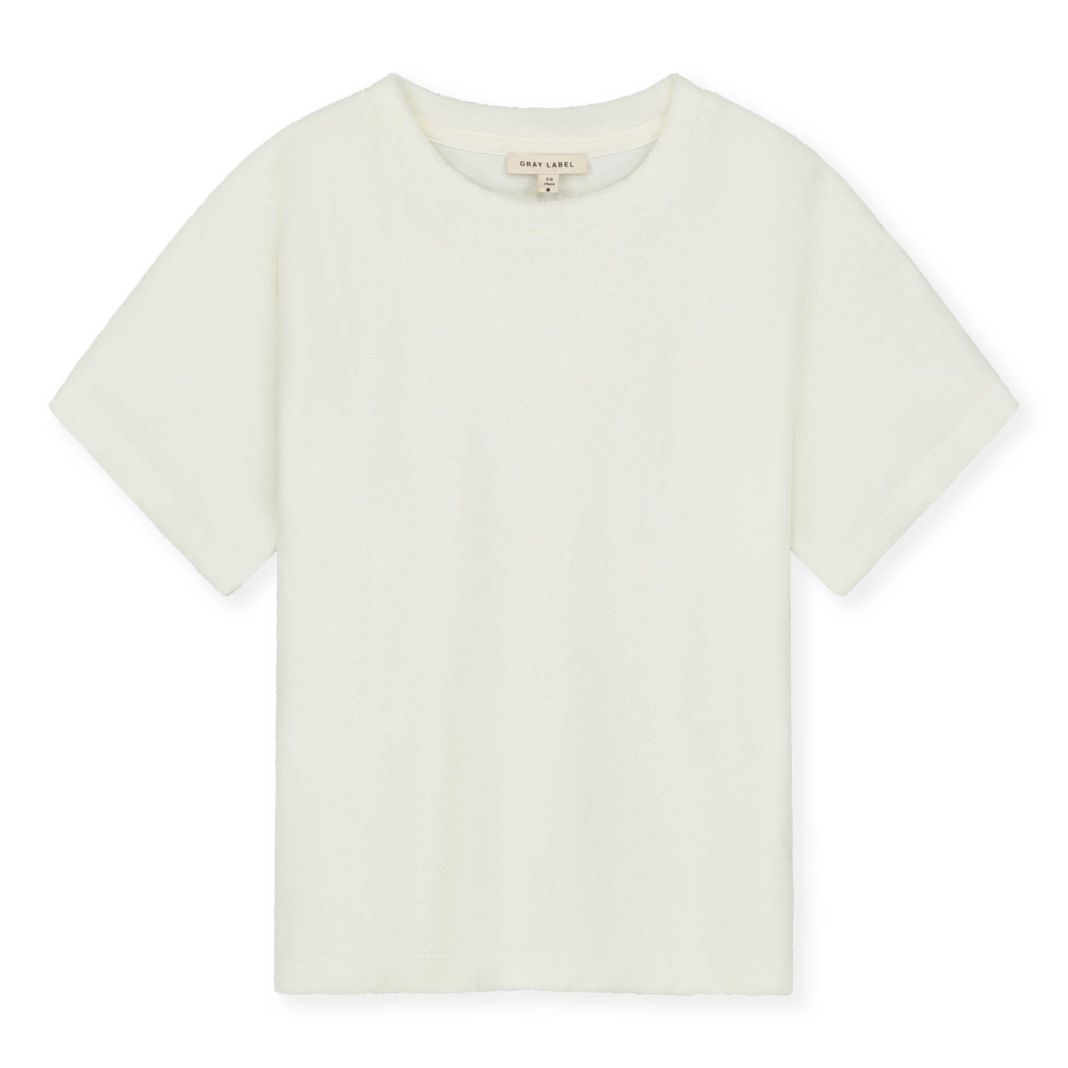 Boys & Girls White Cotton T-Shirt