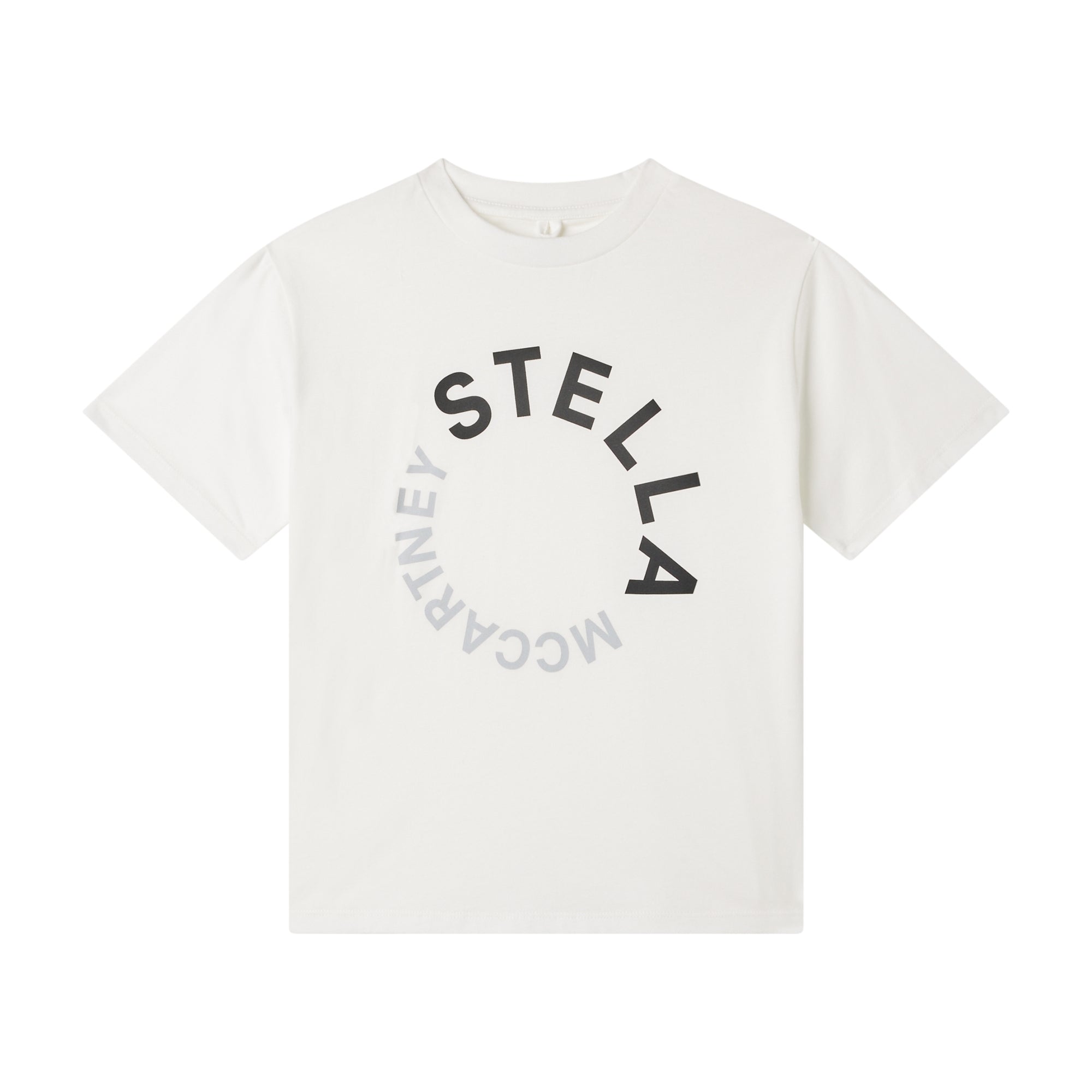 Boys White Logo Cotton T-Shirt