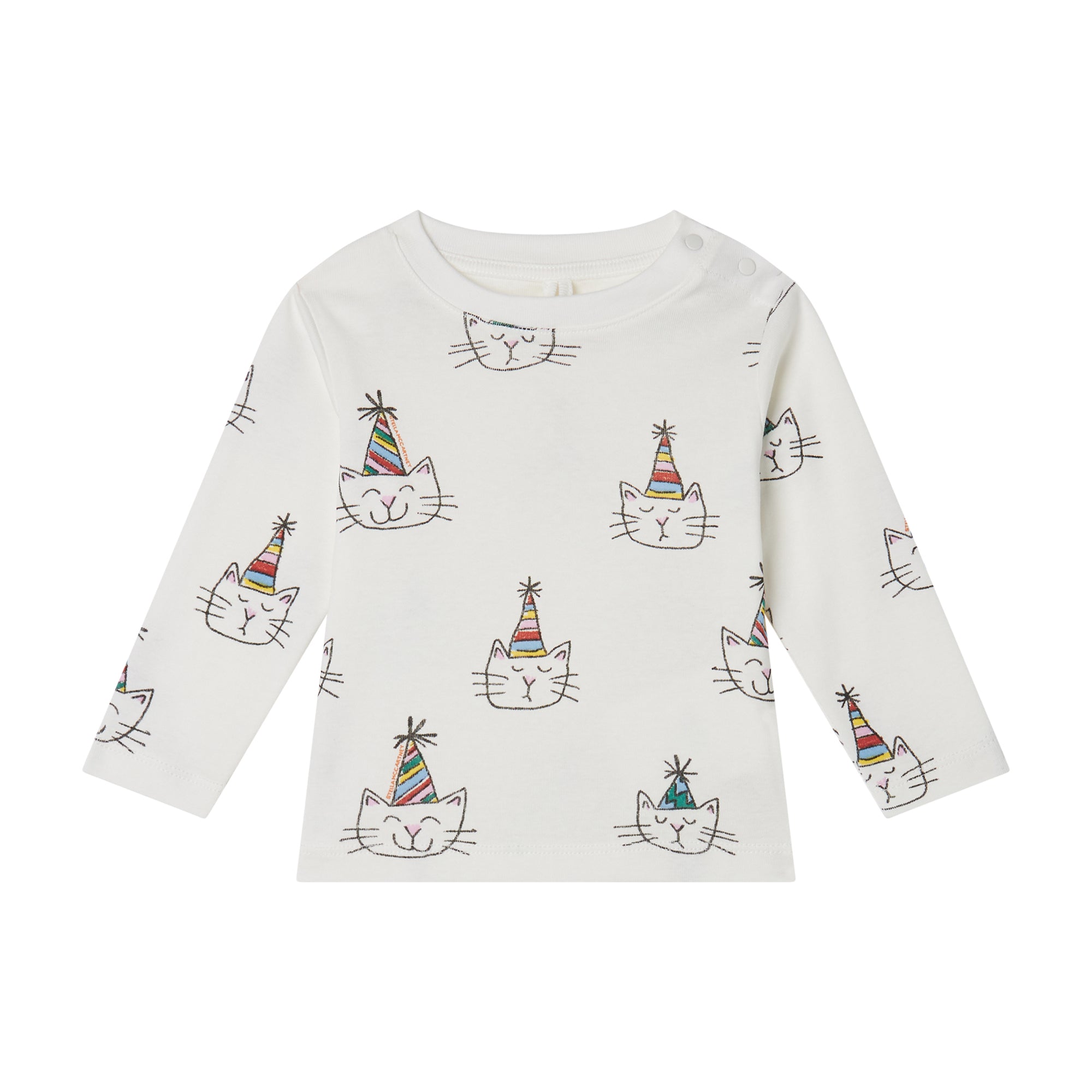 Baby Boys & Girls Ivory Printed Cotton Set