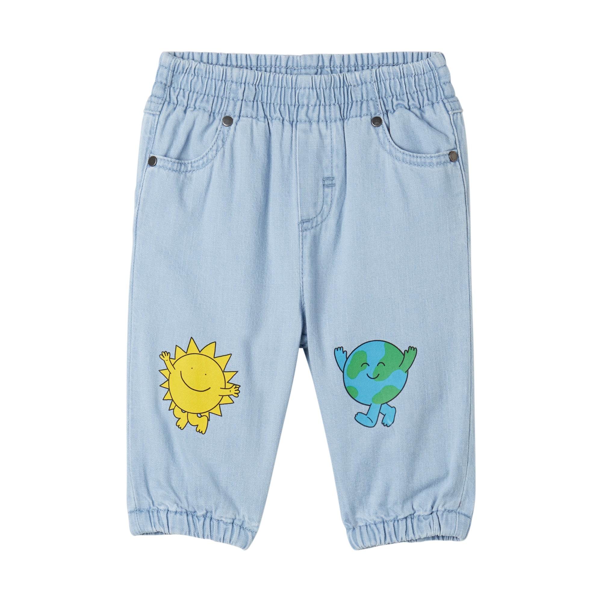 Baby Boys Light Blue Denim Trousers