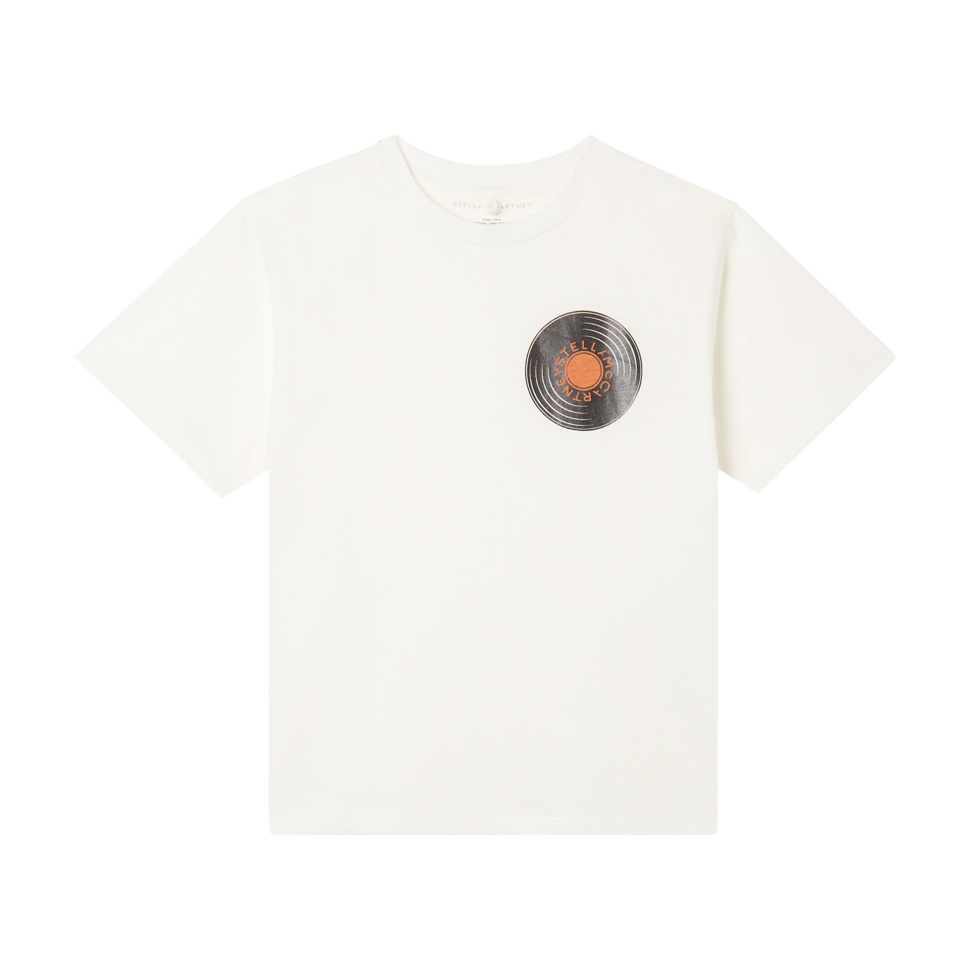 Boys White Cotton T-Shirt