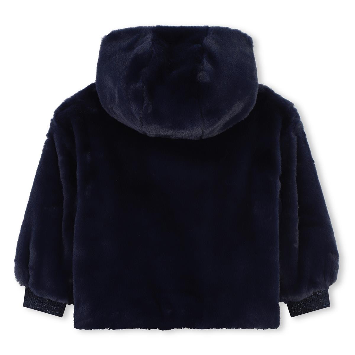 Girls Rose Printed Padded Jacket