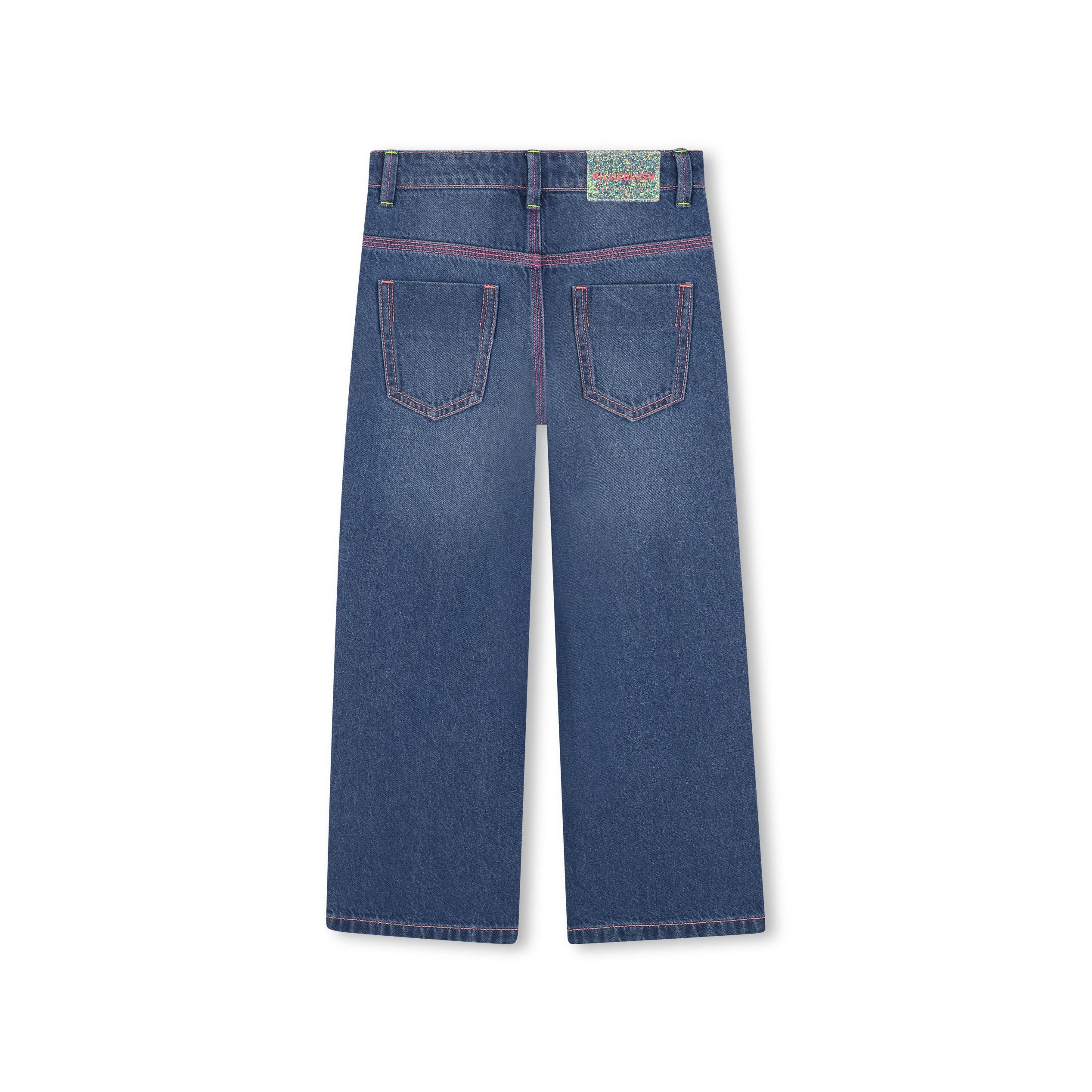 Girls Blue Denim Trousers