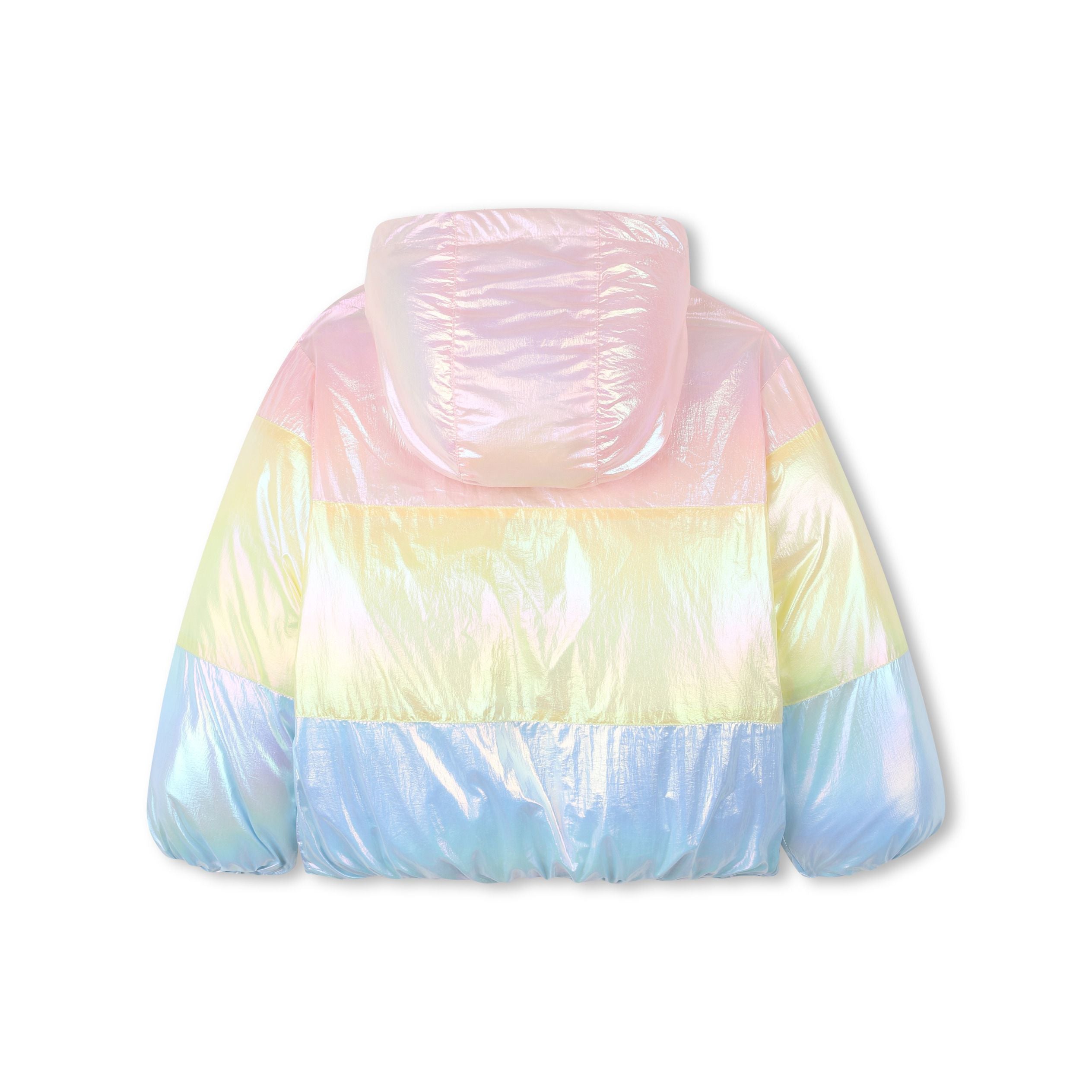 Girls Multicolor Padded Jacket