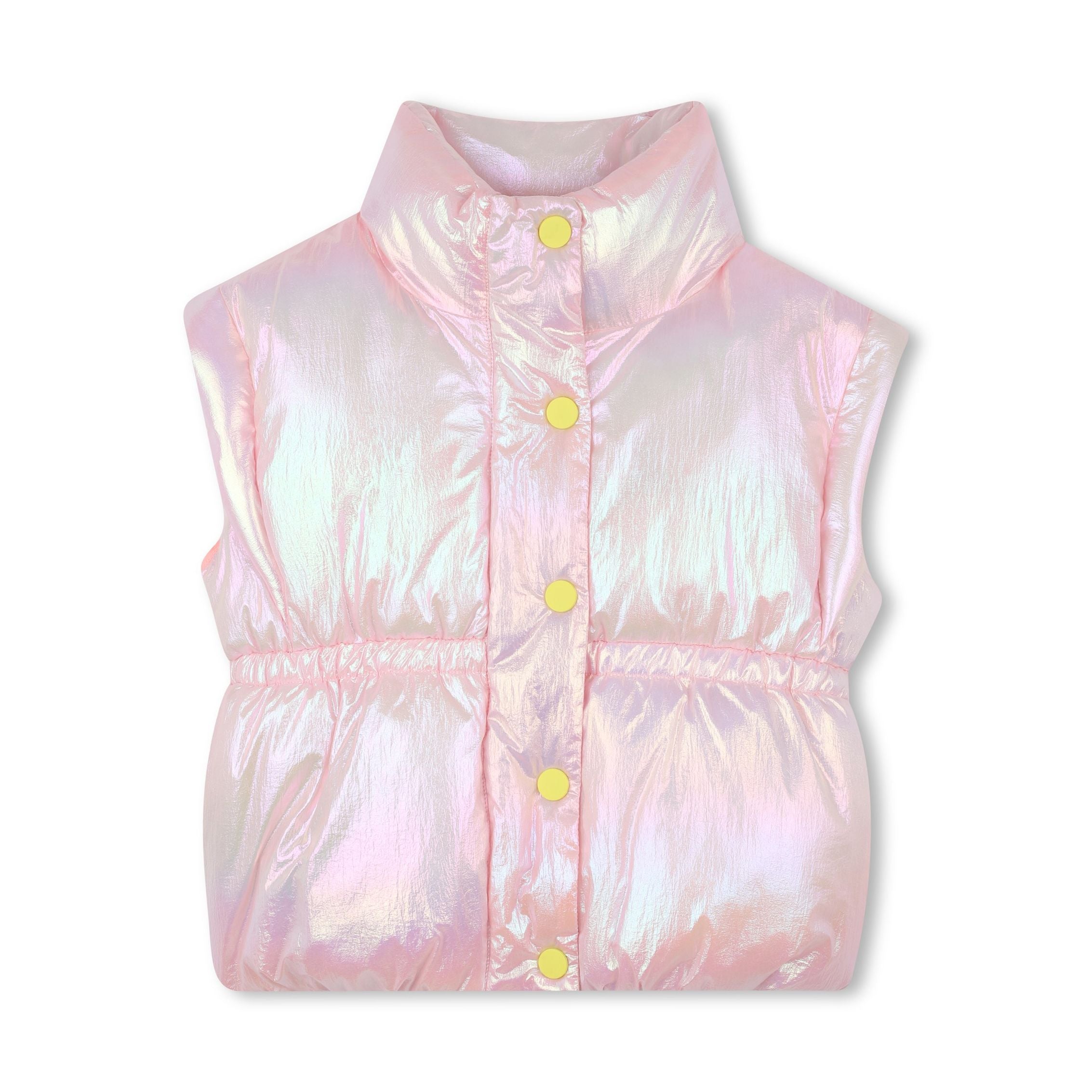 Girls Pale Pink Padded Gilet