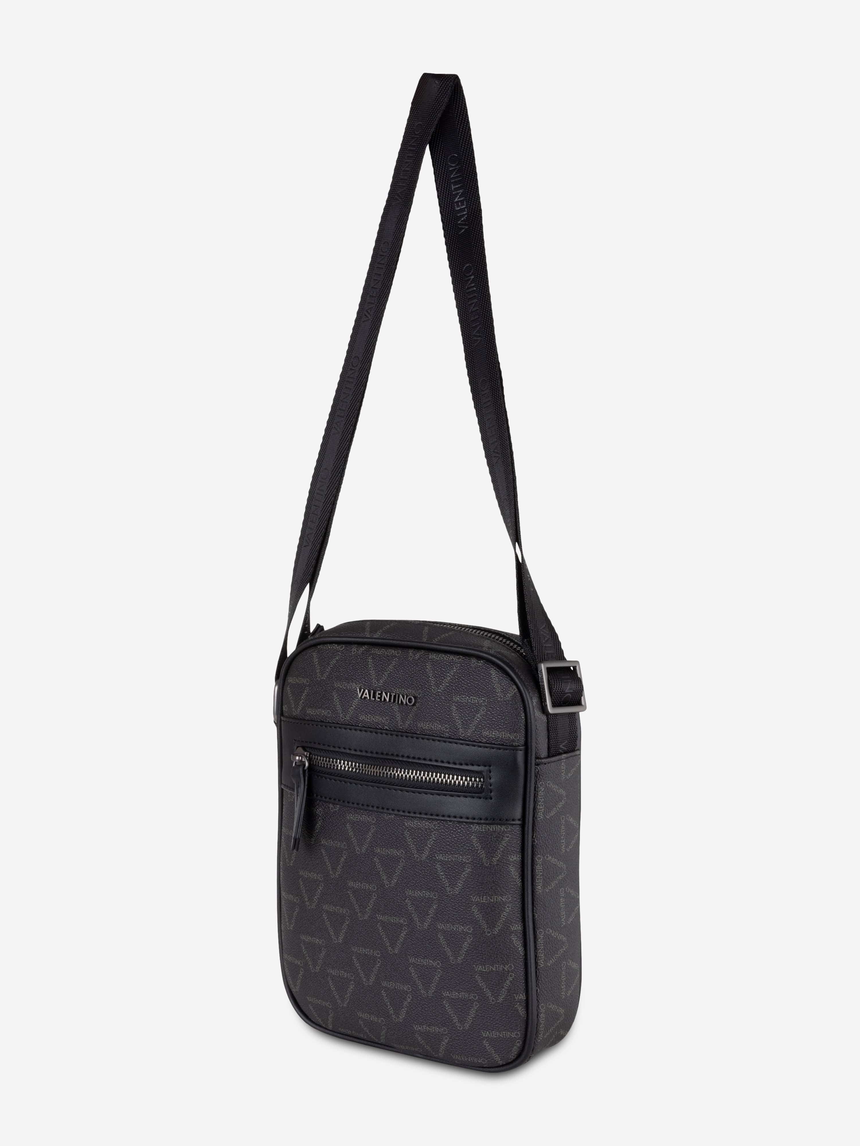 Sac bandoulière Delta pour garçons en noir (22 cm)
