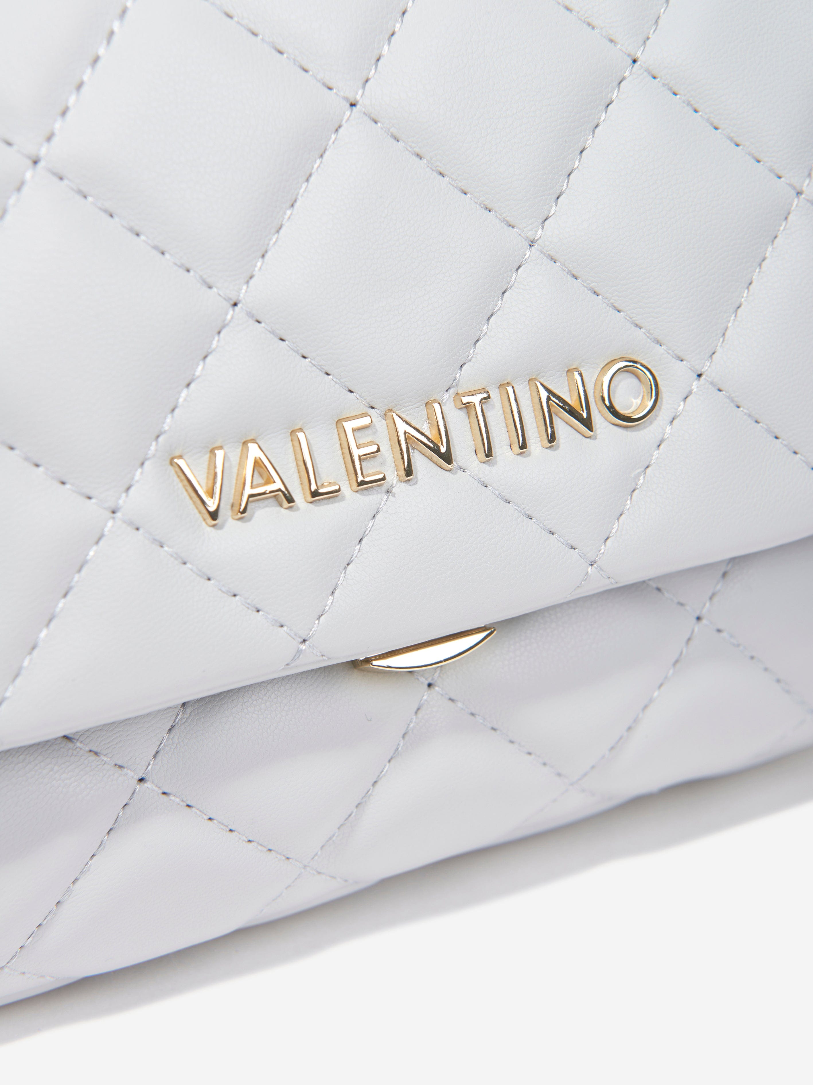 Valentino Girls Ocarina Flap Bag in White (18.5cm)